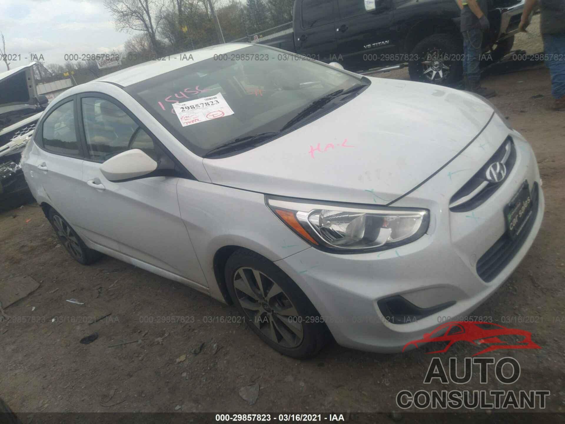HYUNDAI ACCENT 2017 - KMHCT4AEXHU369812