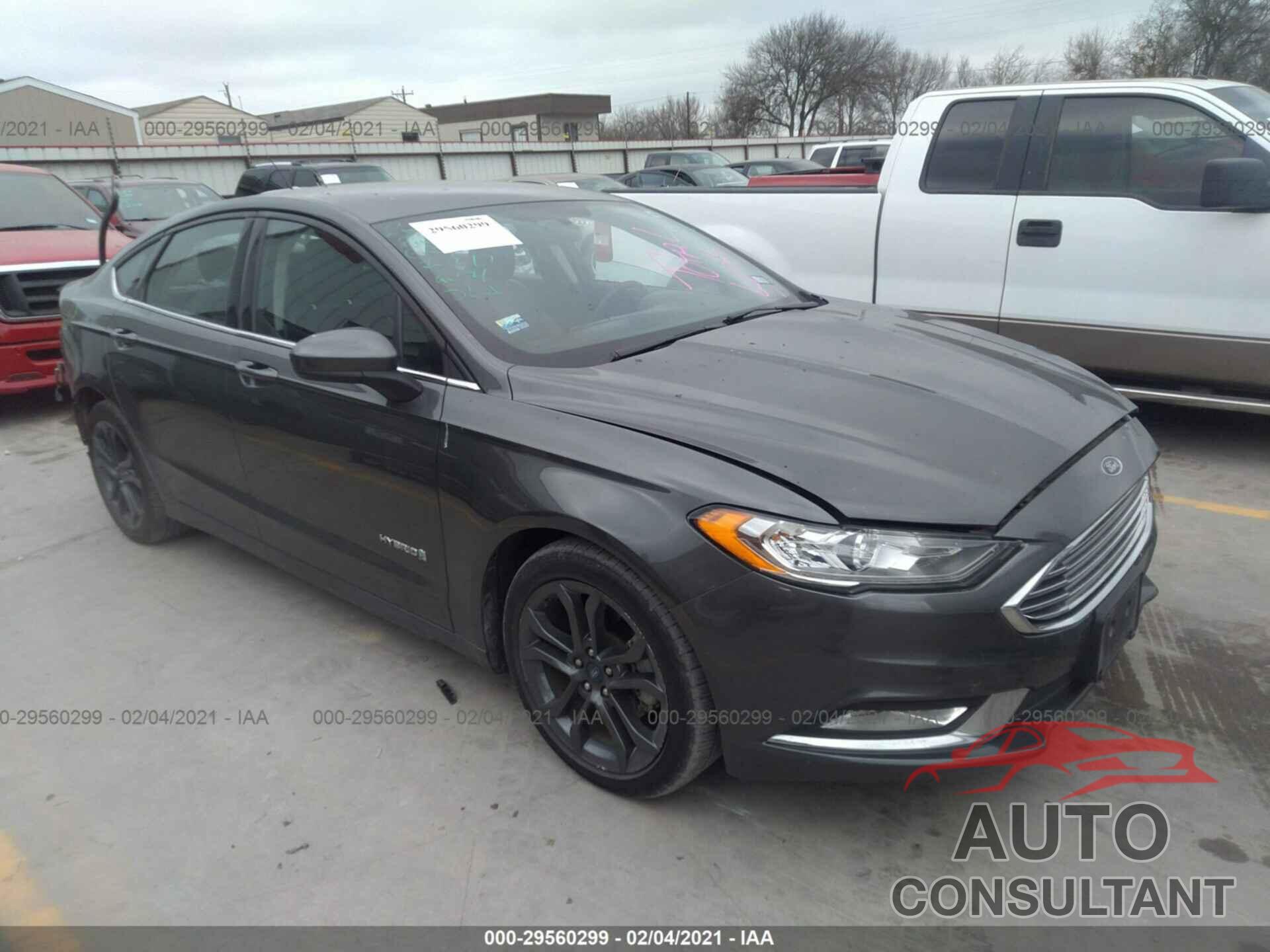 FORD FUSION HYBRID 2018 - 3FA6P0LU8JR169372