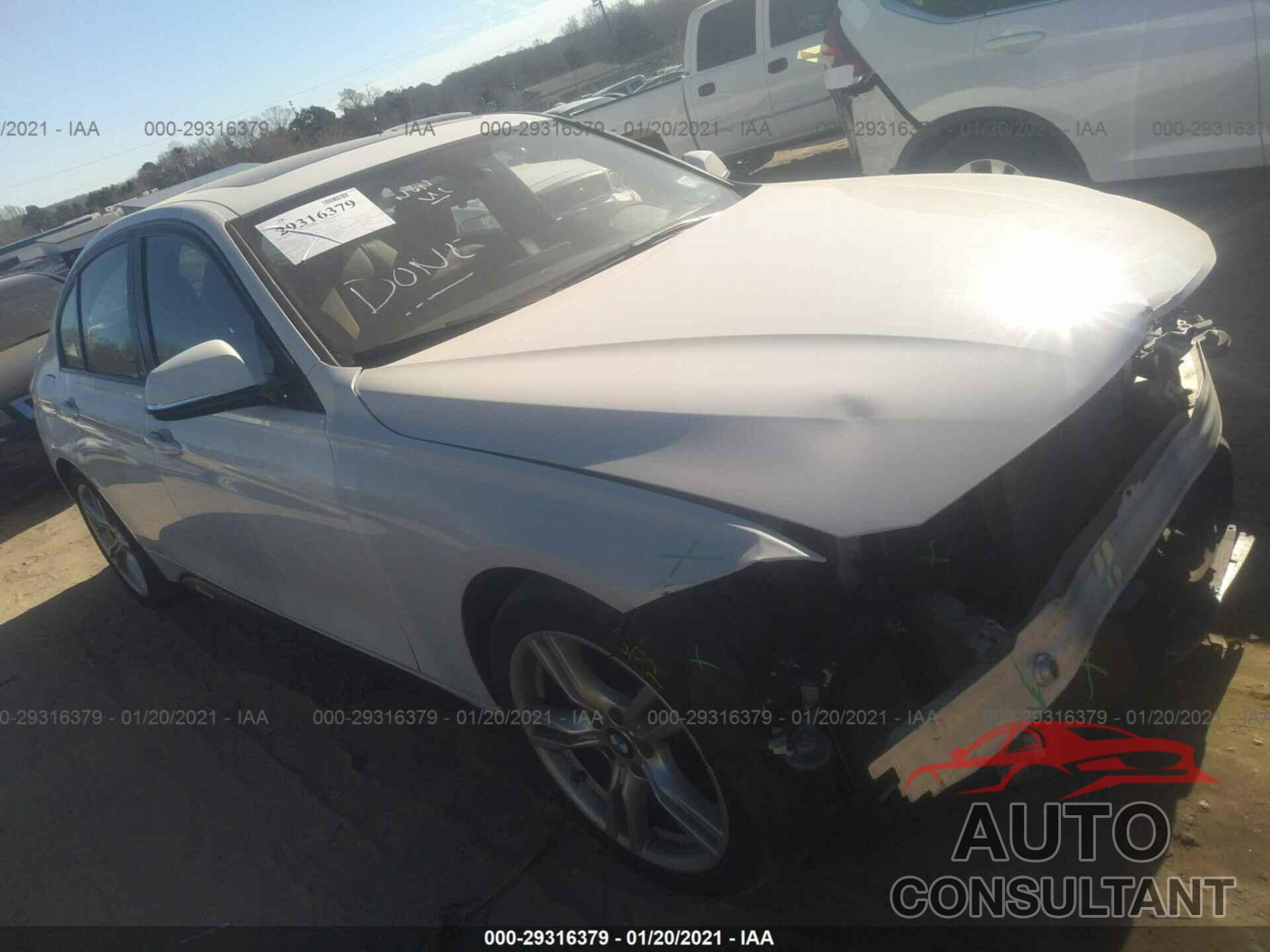 BMW 3 SERIES 2016 - WBA8E9G5XGNT84888