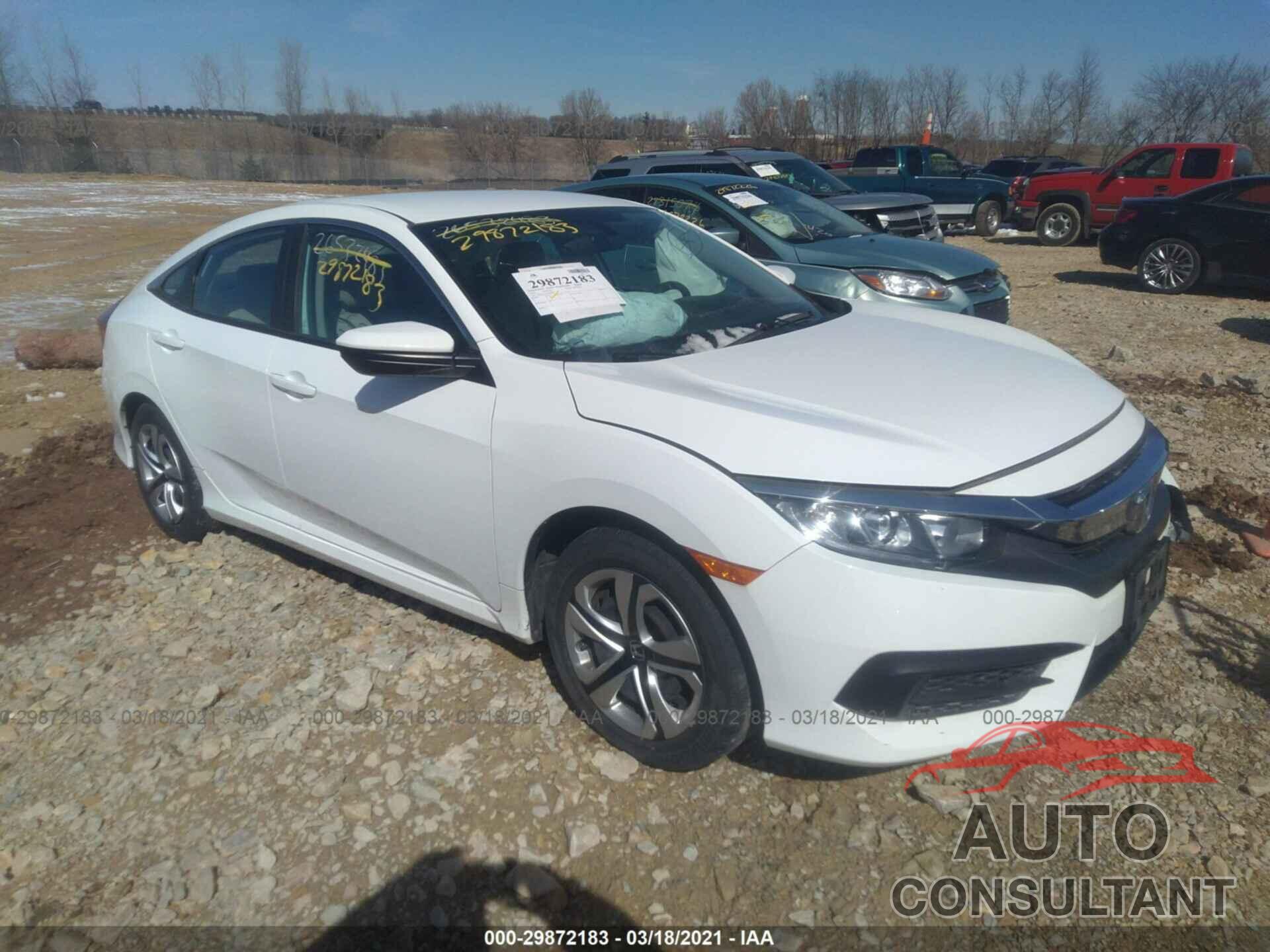 HONDA CIVIC SEDAN 2016 - 19XFC2F52GE069001