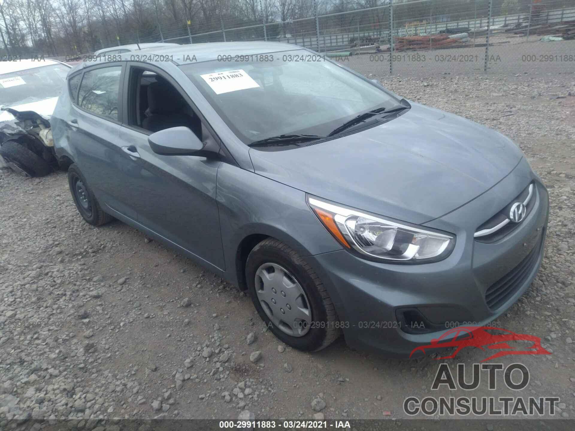 HYUNDAI ACCENT 2017 - KMHCT5AE4HU359203
