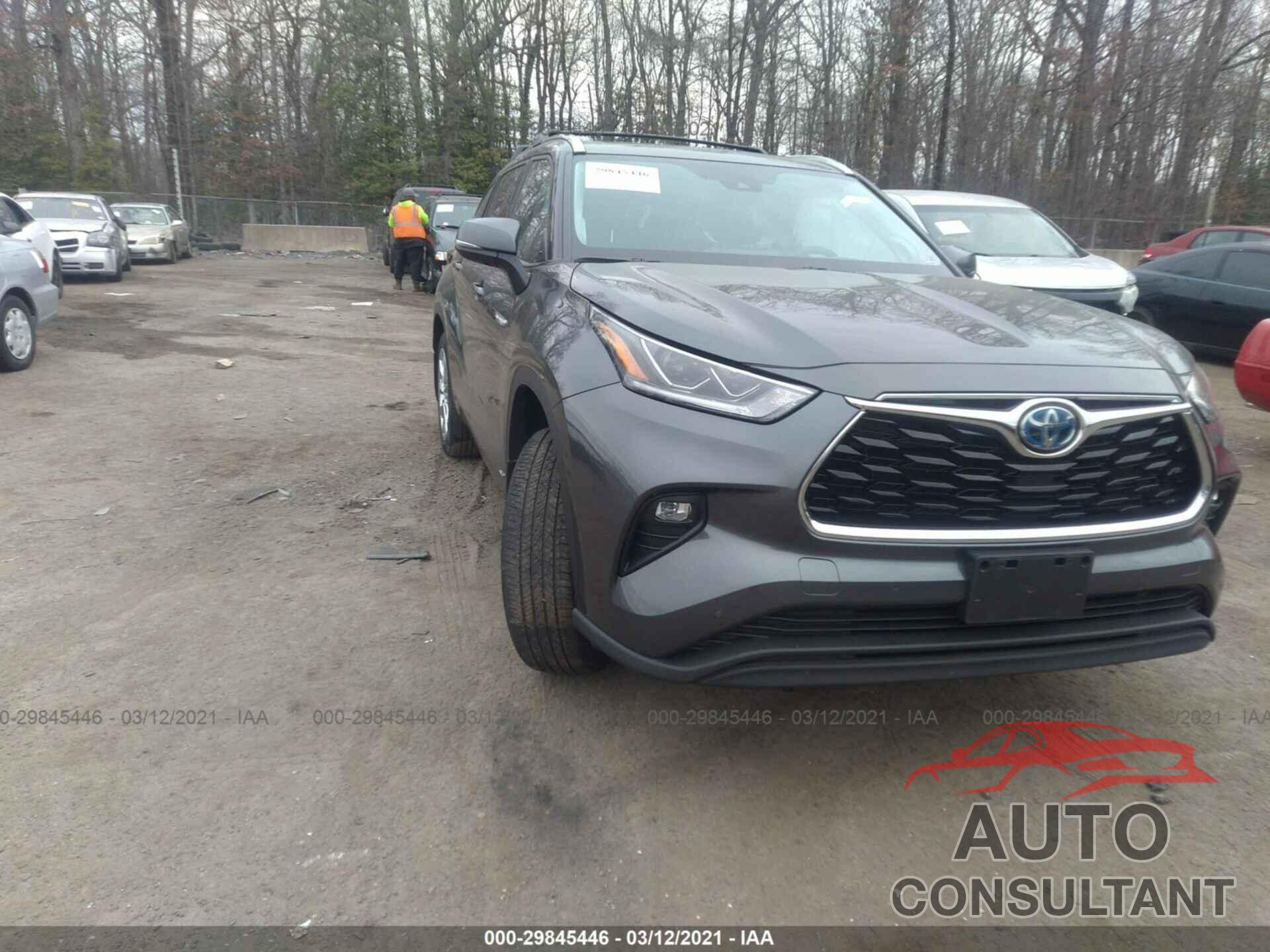 TOYOTA HIGHLANDER 2020 - 5TDDBRCH5LS009490