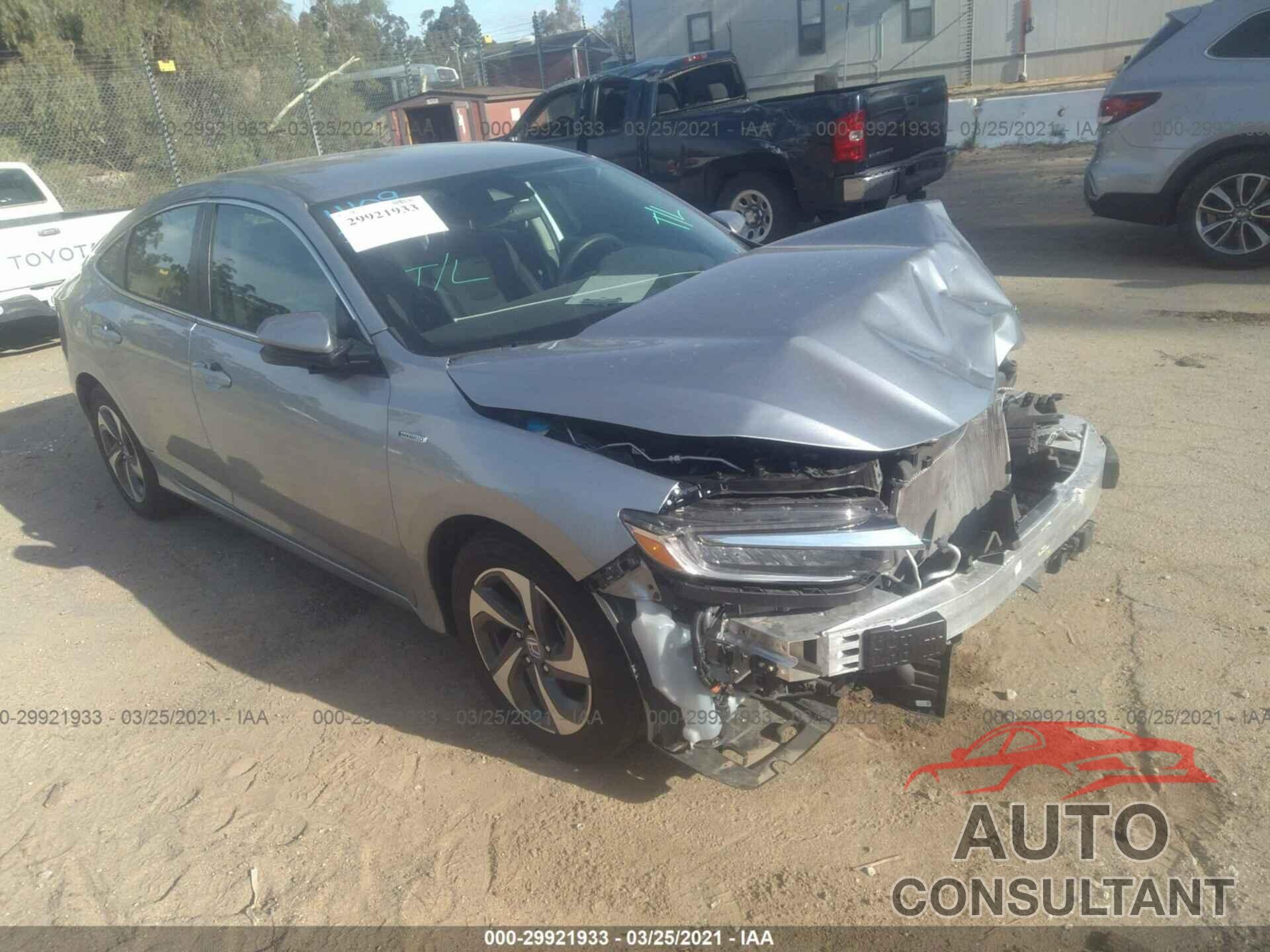 HONDA INSIGHT 2019 - 19XZE4F58KE006514