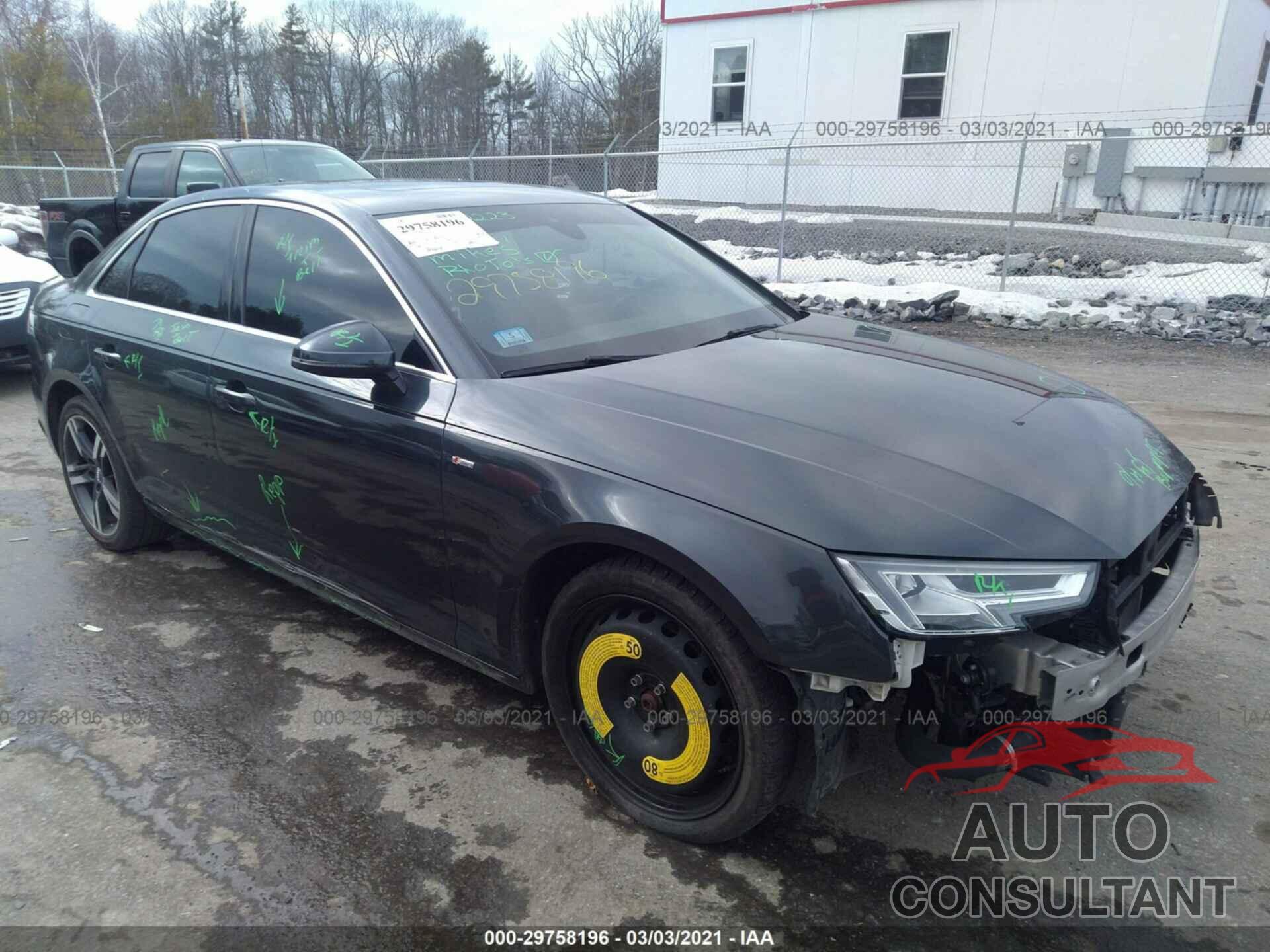 AUDI A4 2017 - WAUENAF49HN037776