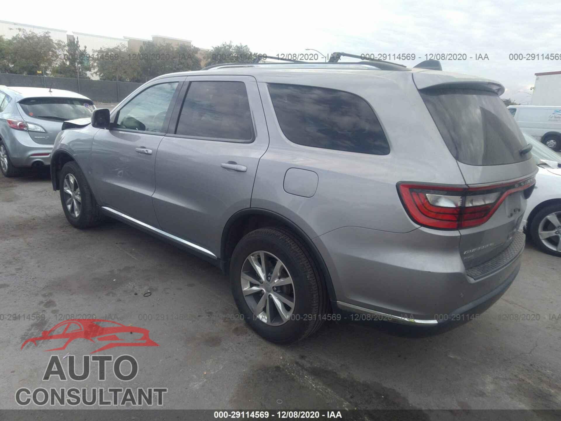 DODGE DURANGO 2016 - 1C4RDJDG7GC455803