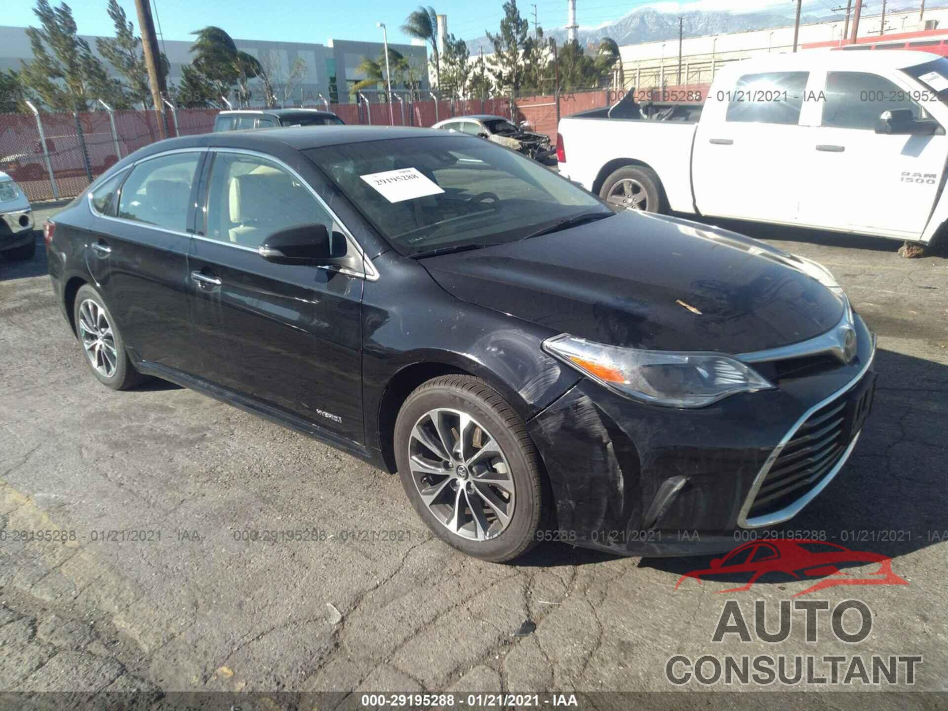 TOYOTA AVALON 2018 - 4T1BD1EB4JU062715