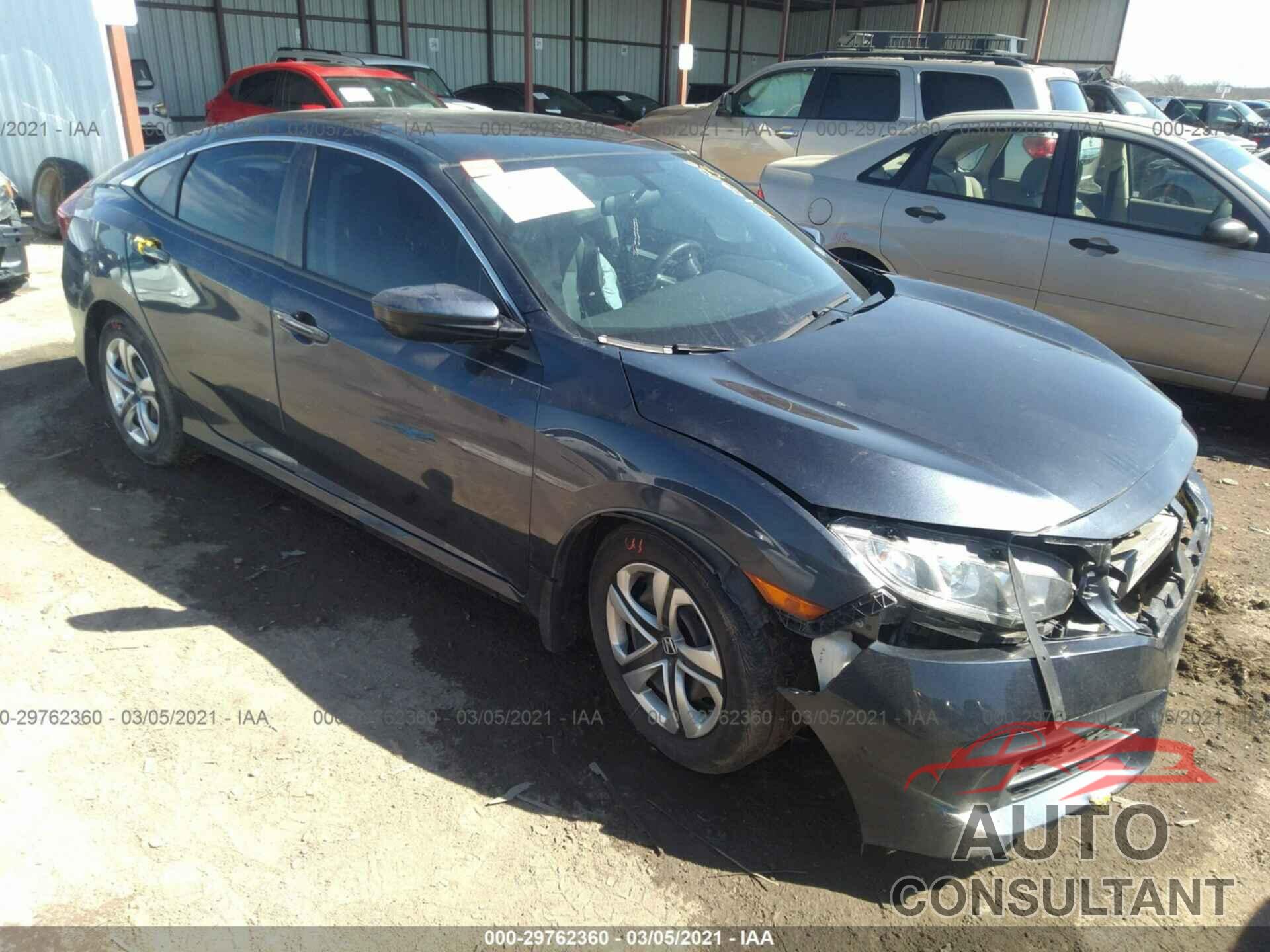 HONDA CIVIC SEDAN 2016 - 19XFC2F56GE082110