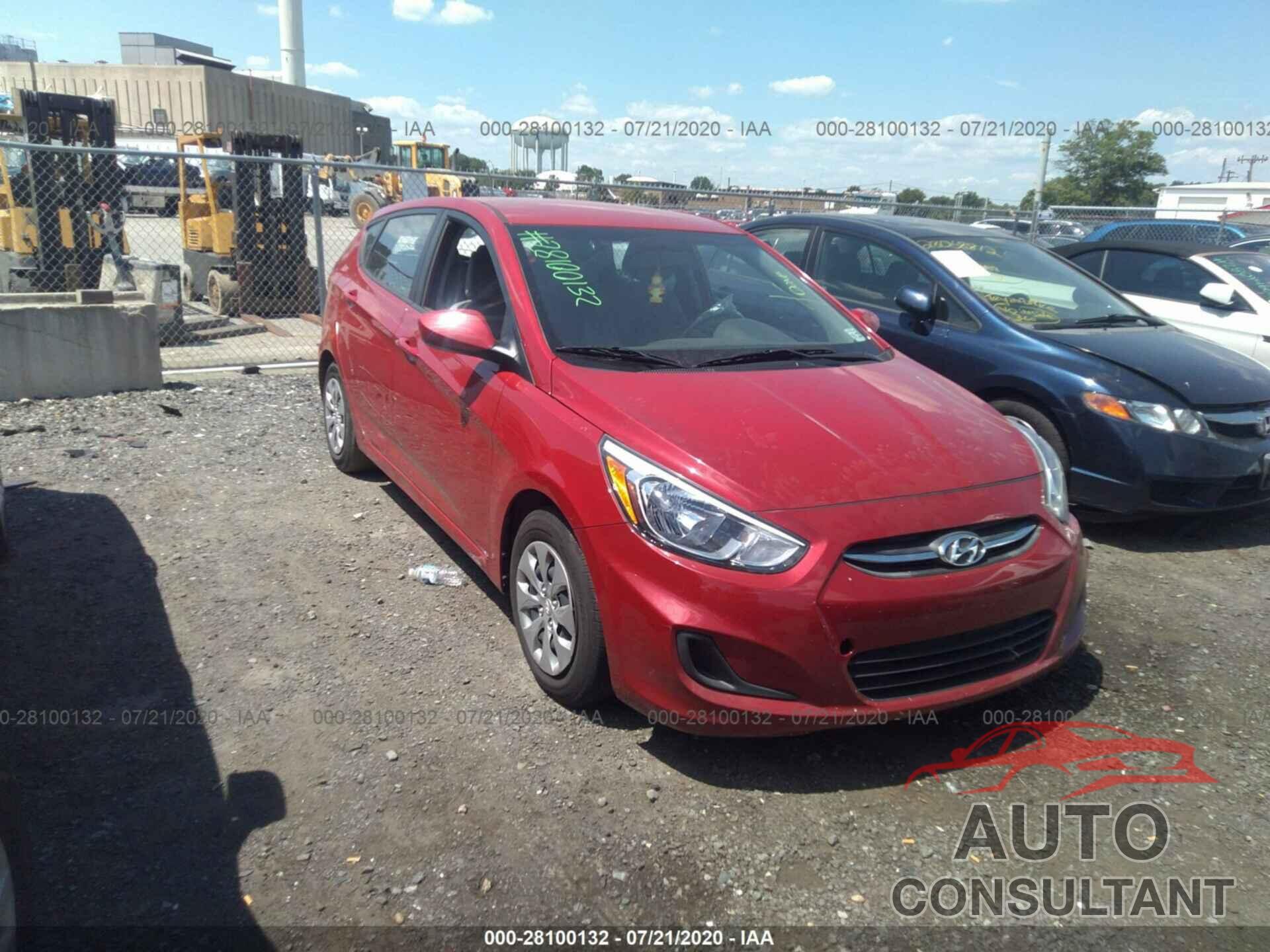 Hyundai ACCENT 2017 - KMHCT5AE6HU351488