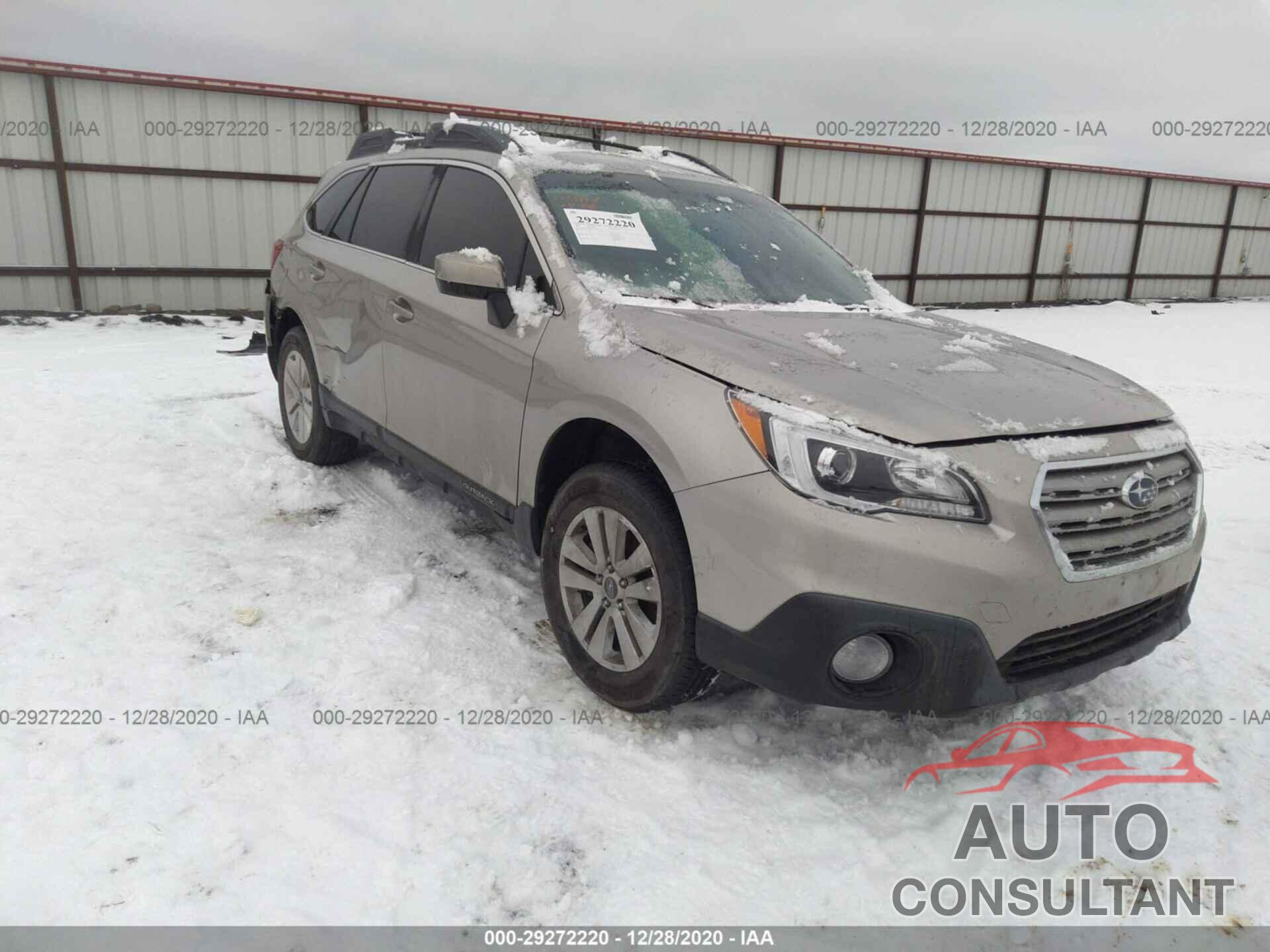 SUBARU OUTBACK 2017 - 4S4BSACCXH3305428