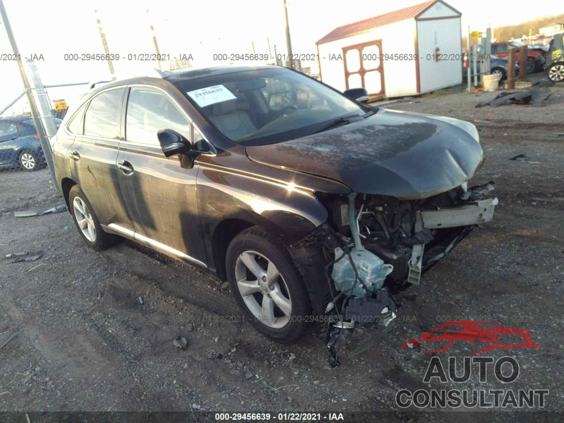 LEXUS RX 350 2013 - 2T2BK1BA5DC164091