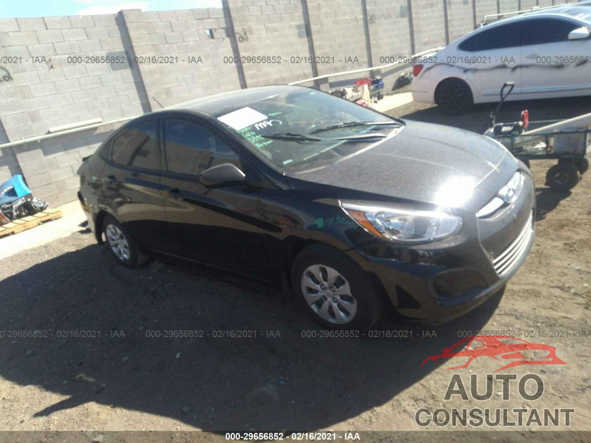 HYUNDAI ACCENT 2016 - KMHCT4AE5GU157625