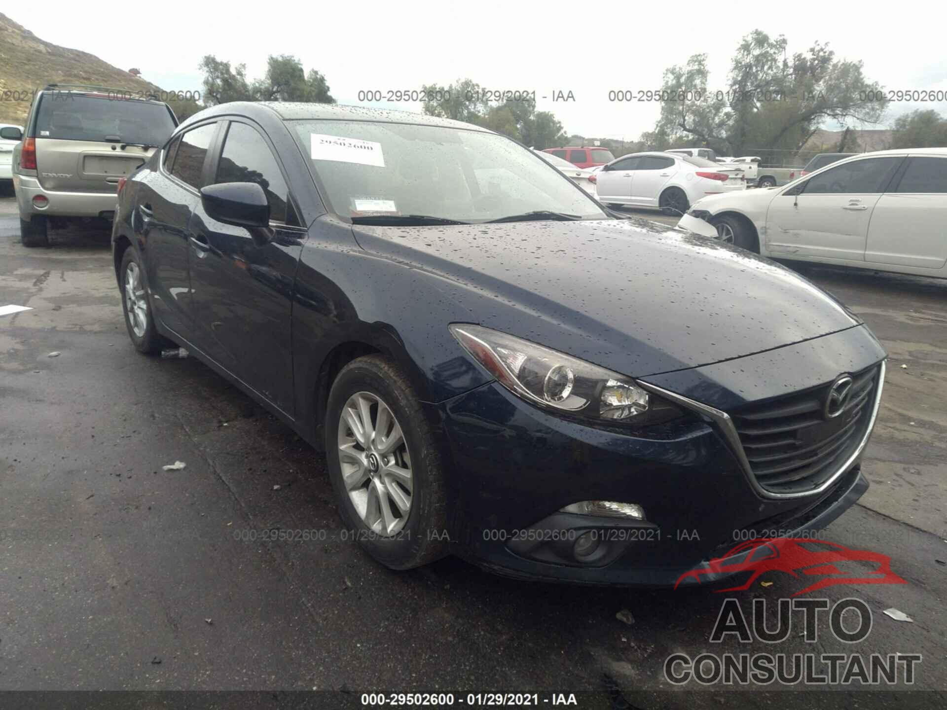 MAZDA MAZDA3 2016 - JM1BM1W70G1337618