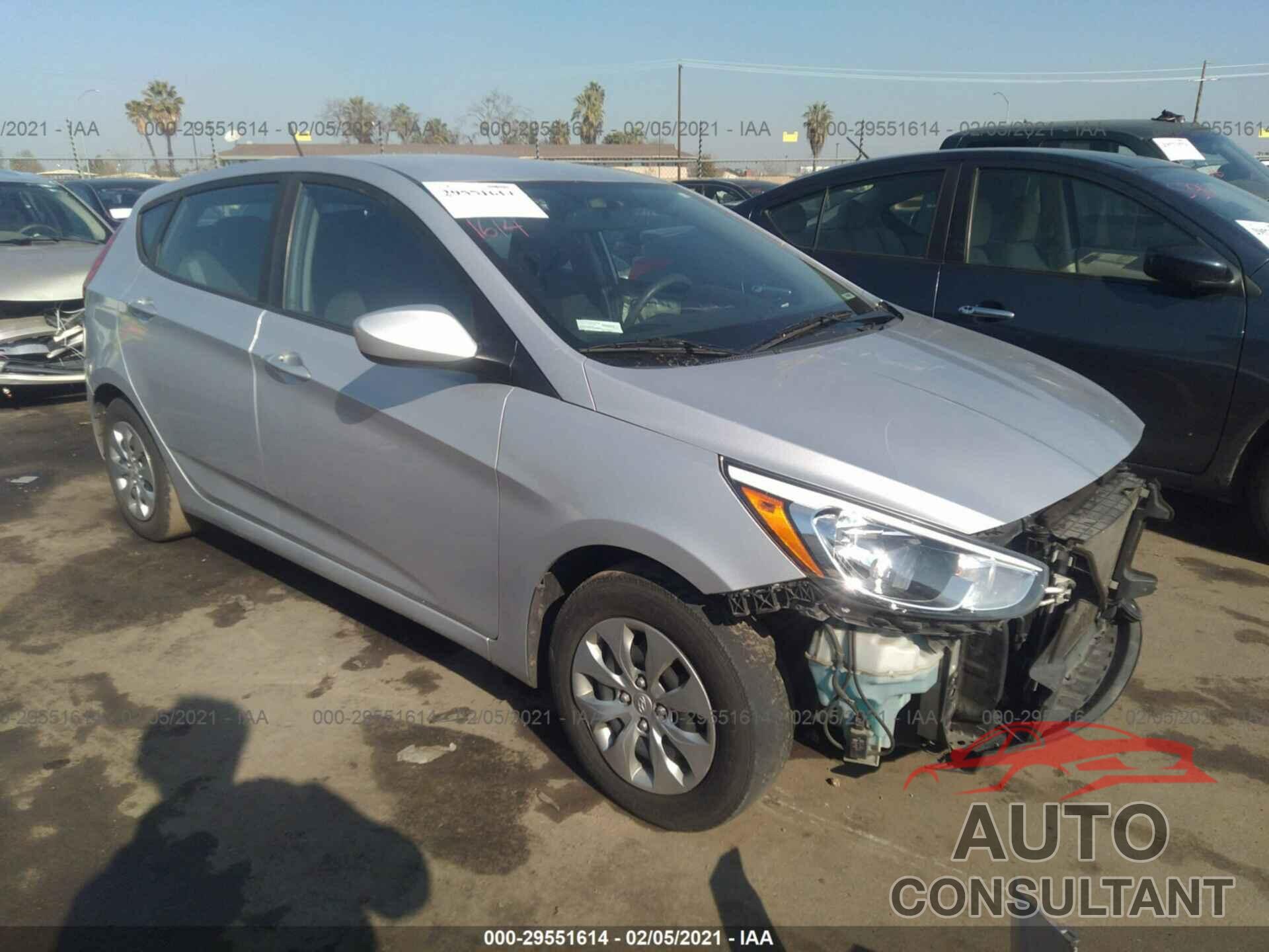 HYUNDAI ACCENT 2017 - KMHCT5AE1HU336834