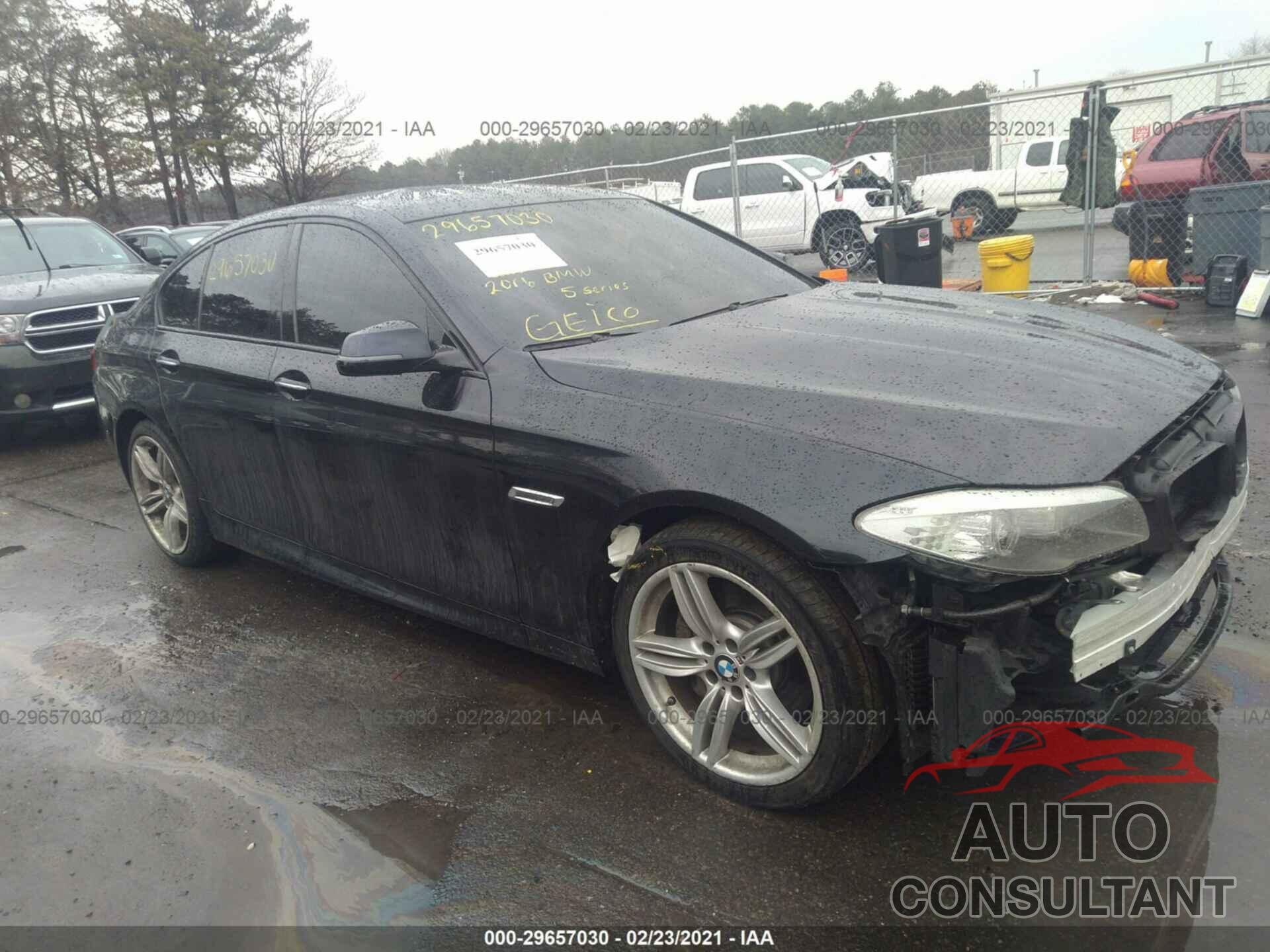 BMW 5 SERIES 2016 - WBA5B3C59GG258055