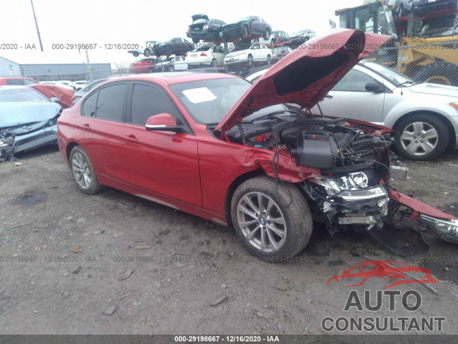 BMW 3 SERIES 2016 - WBA8E5G57GNU22019