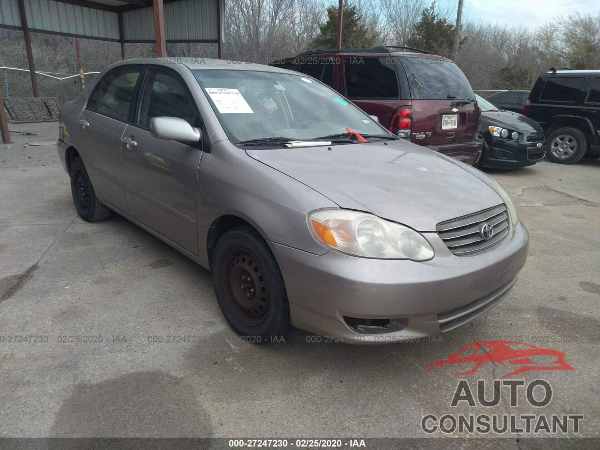 TOYOTA COROLLA 2003 - 1NXBR32E43Z126265