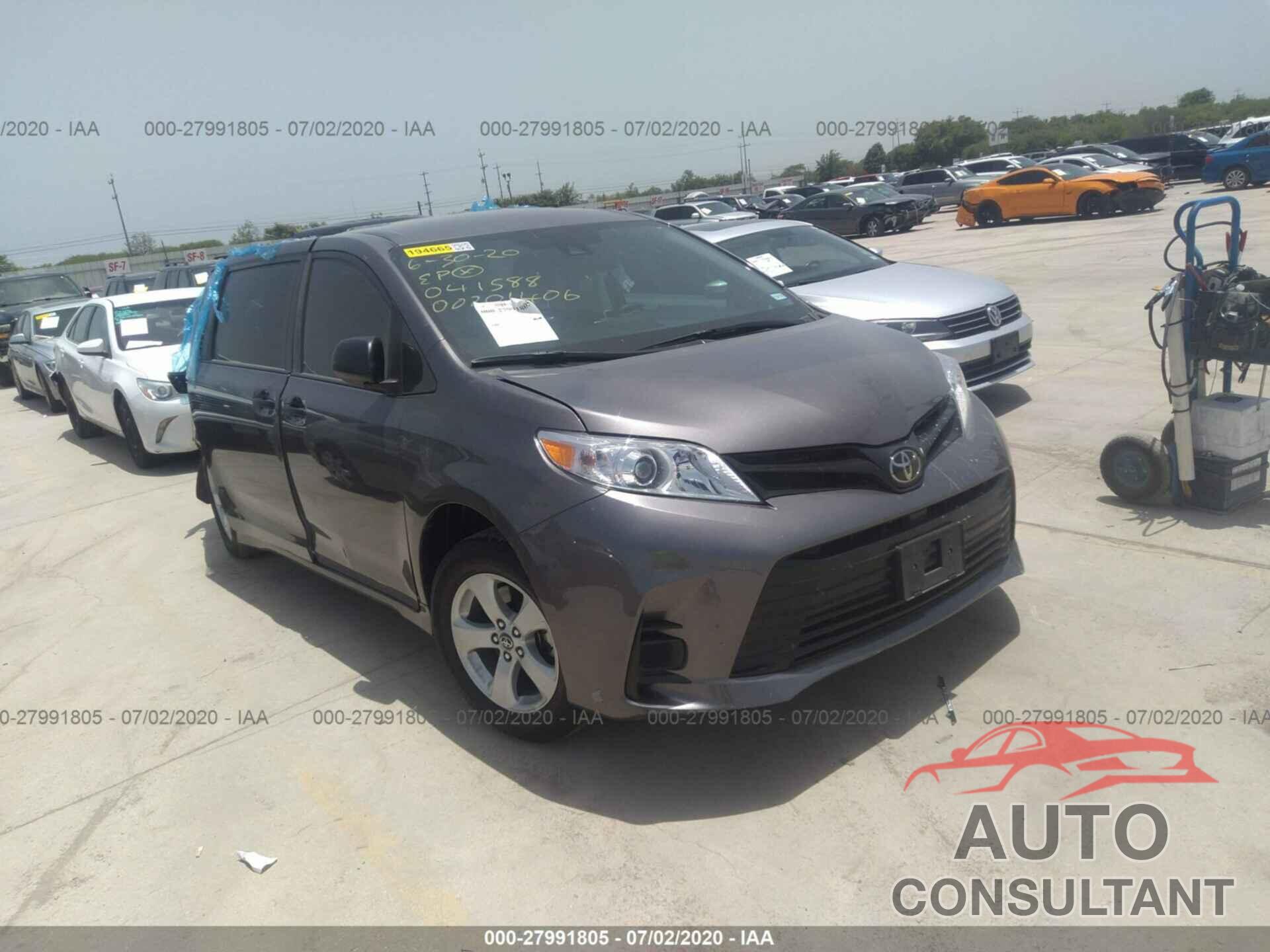 TOYOTA SIENNA 2020 - 5TDZZ3DC4LS041588