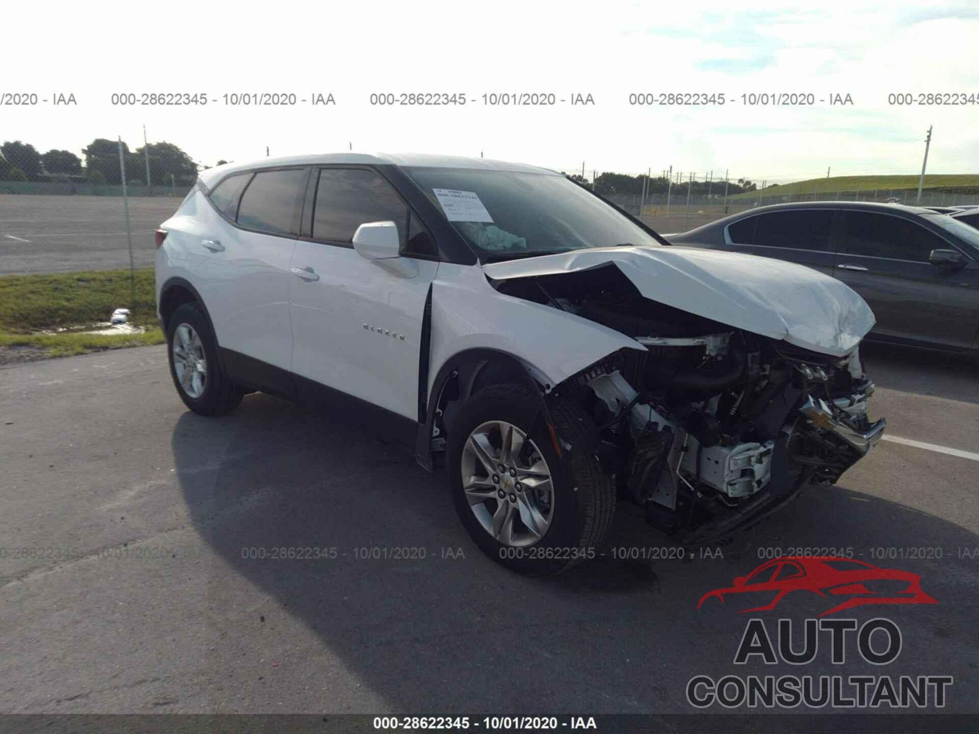 CHEVROLET BLAZER 2020 - 3GNKBBRA8LS718958