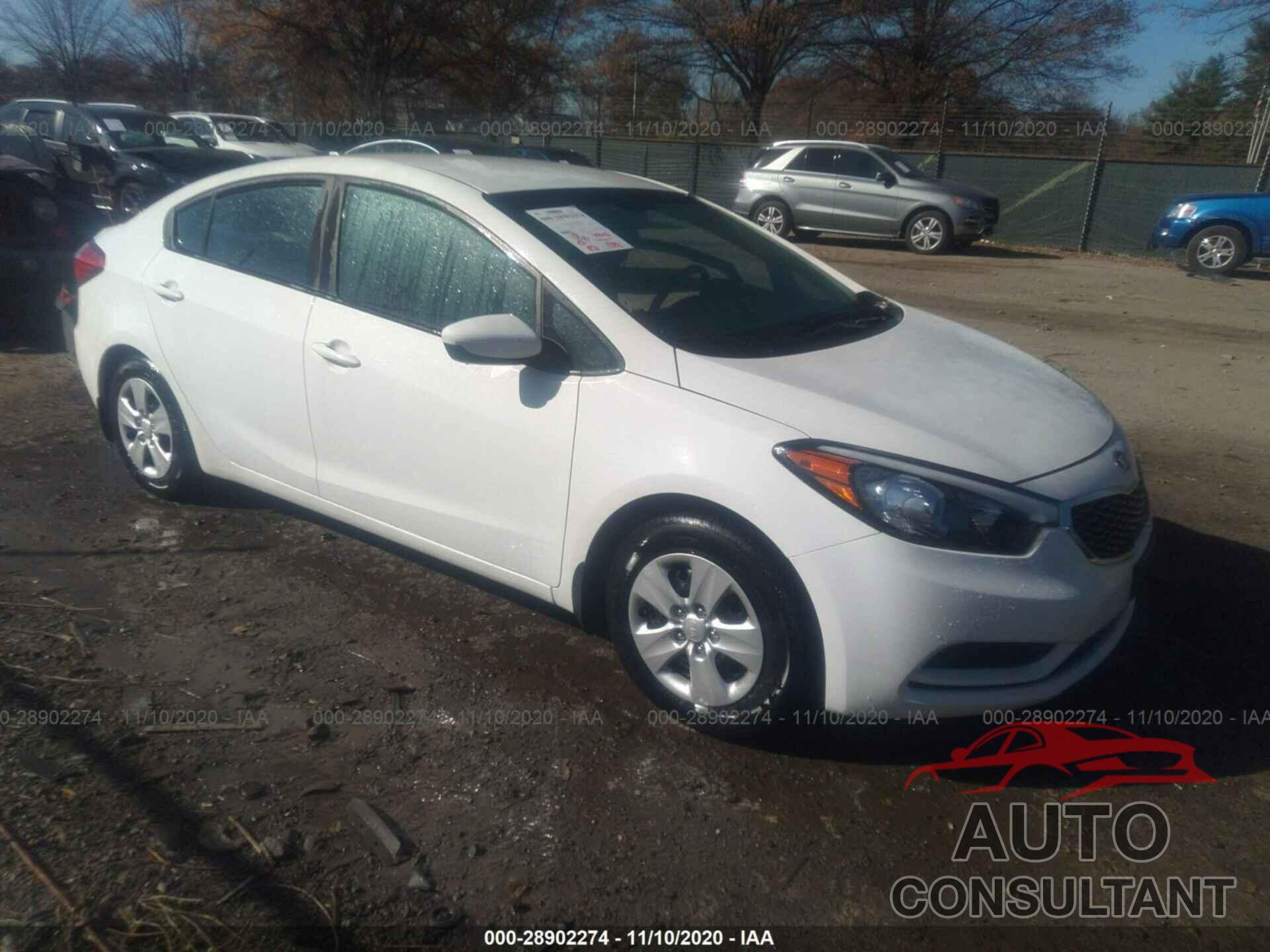 KIA FORTE 2016 - KNAFK4A62G5619529