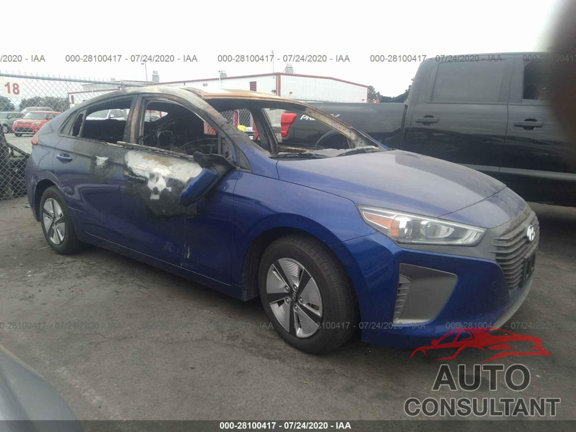 HYUNDAI IONIQ 2019 - KMHC65LC0KU140359