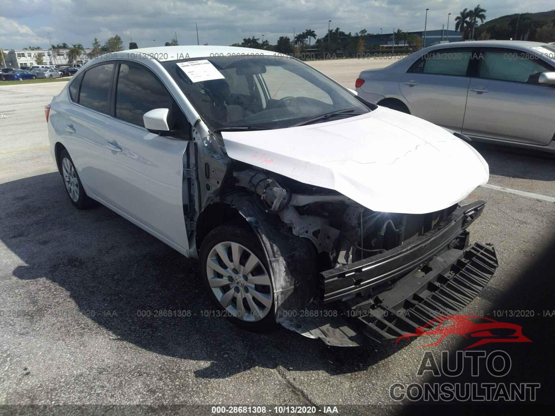 NISSAN SENTRA 2018 - 3N1AB7AP6JY301613