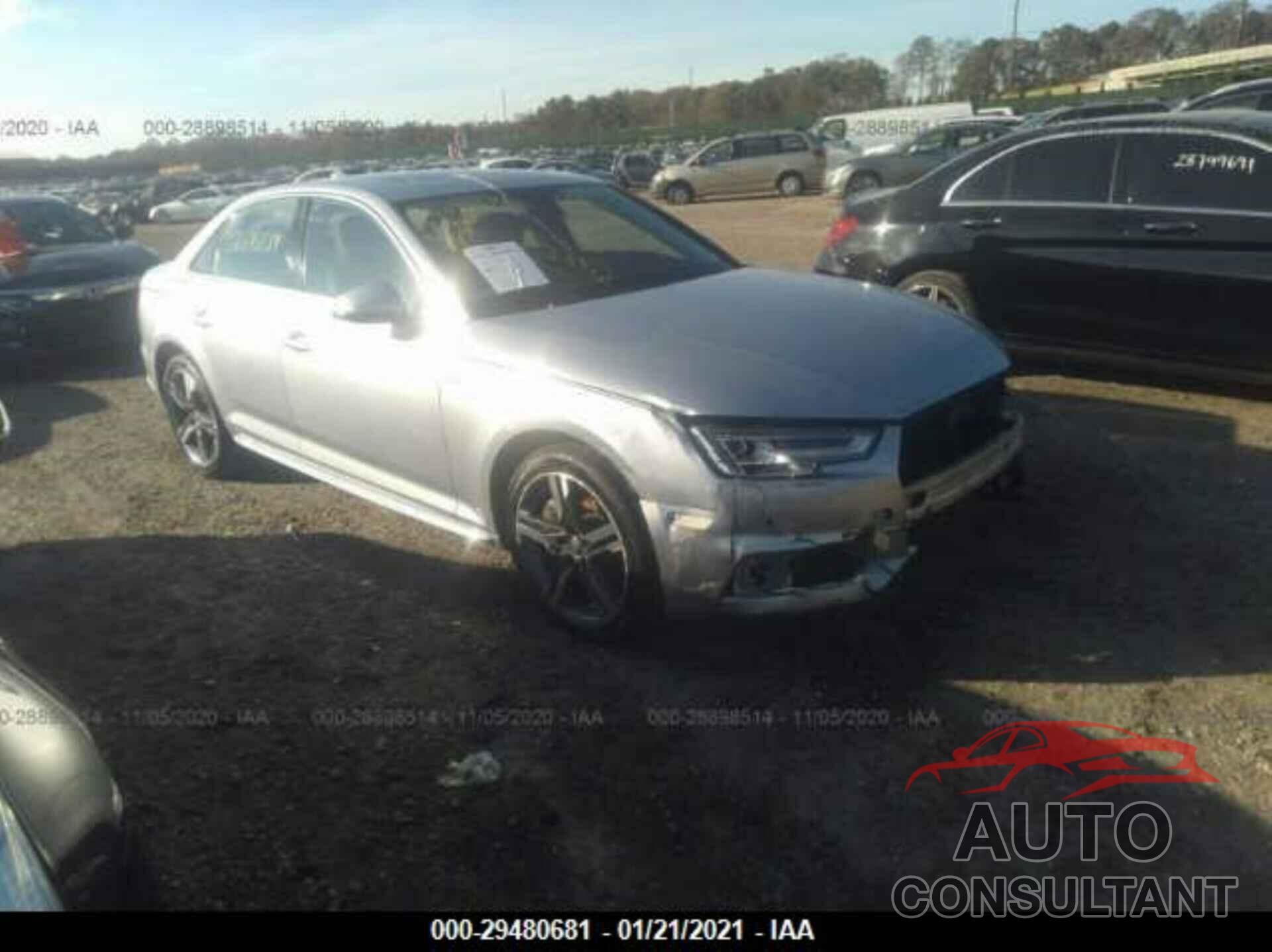 AUDI A4 2018 - WAUENAF45JN006823