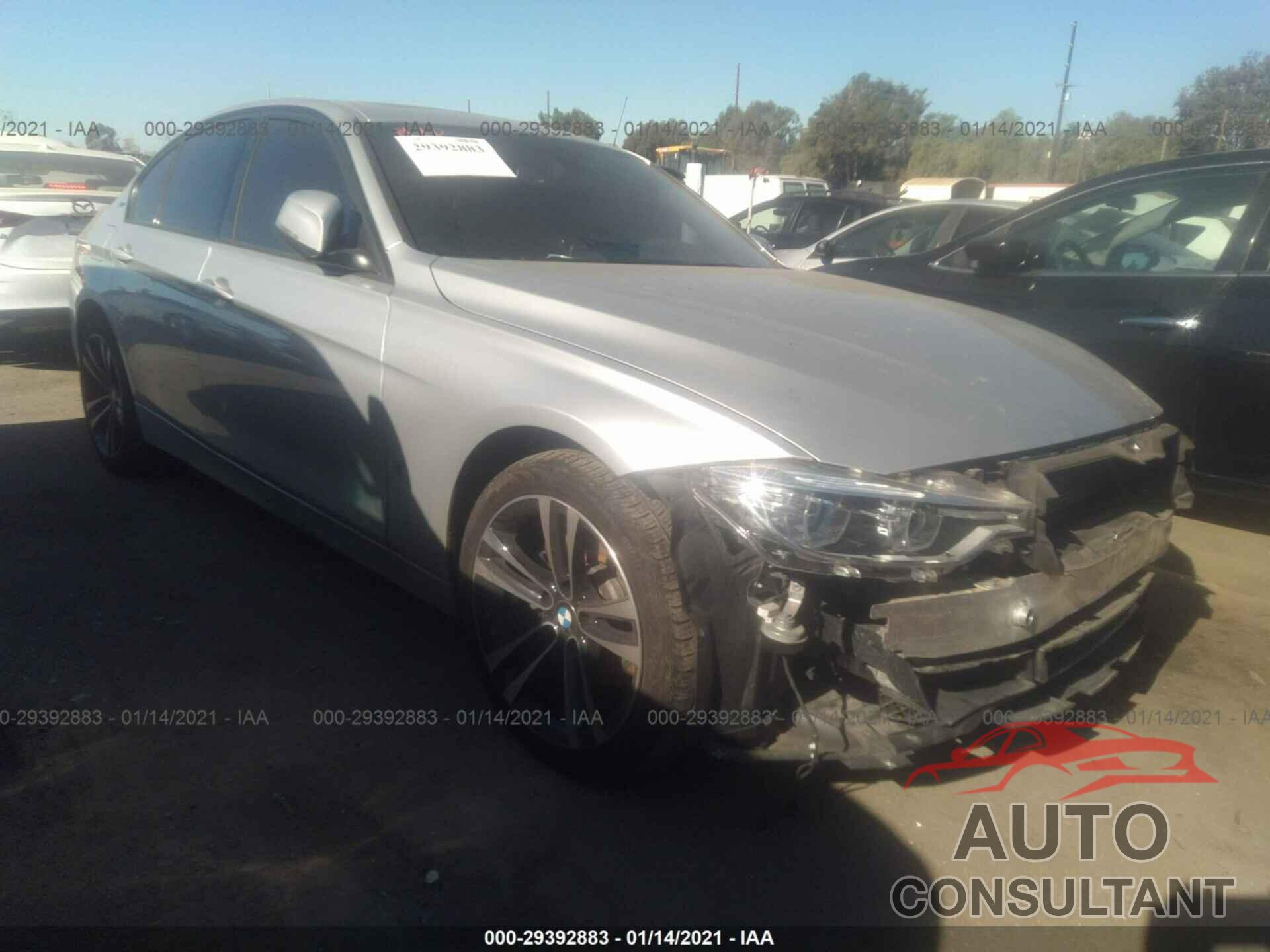 BMW 3 SERIES 2018 - WBA8E1C54JA758711