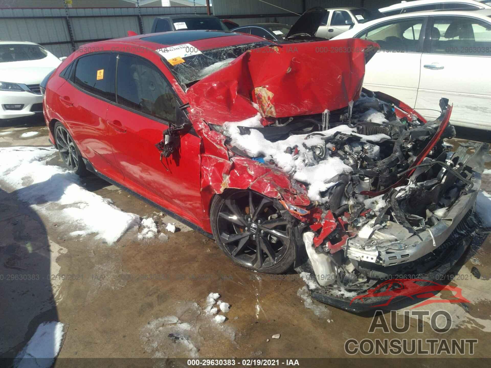 HONDA CIVIC HATCHBACK 2017 - SHHFK7H98HU226279