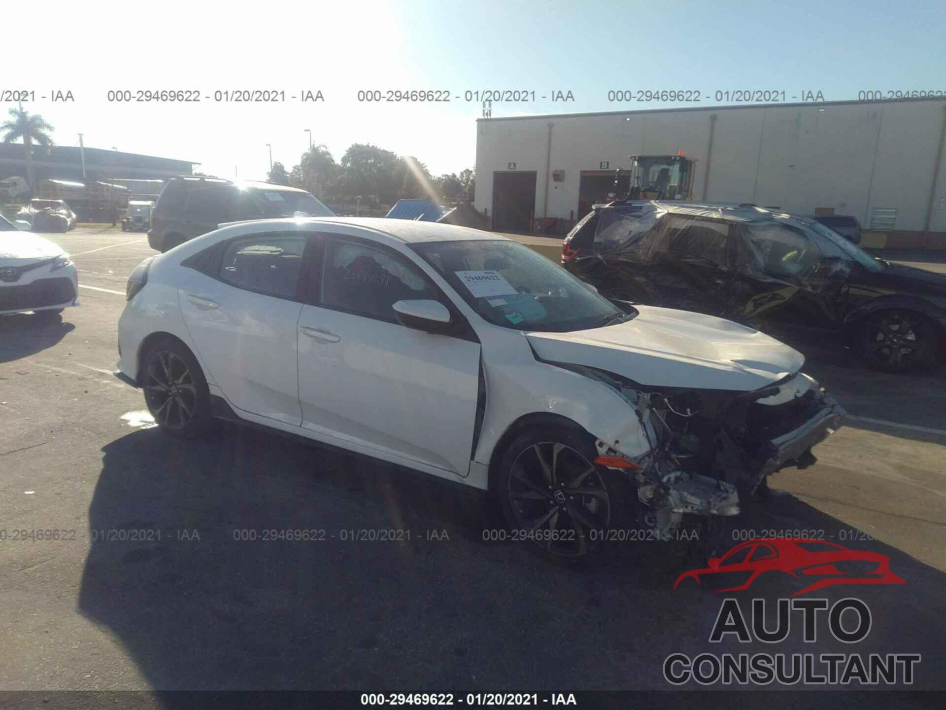 HONDA CIVIC HATCHBACK 2017 - SHHFK7H44HU231452