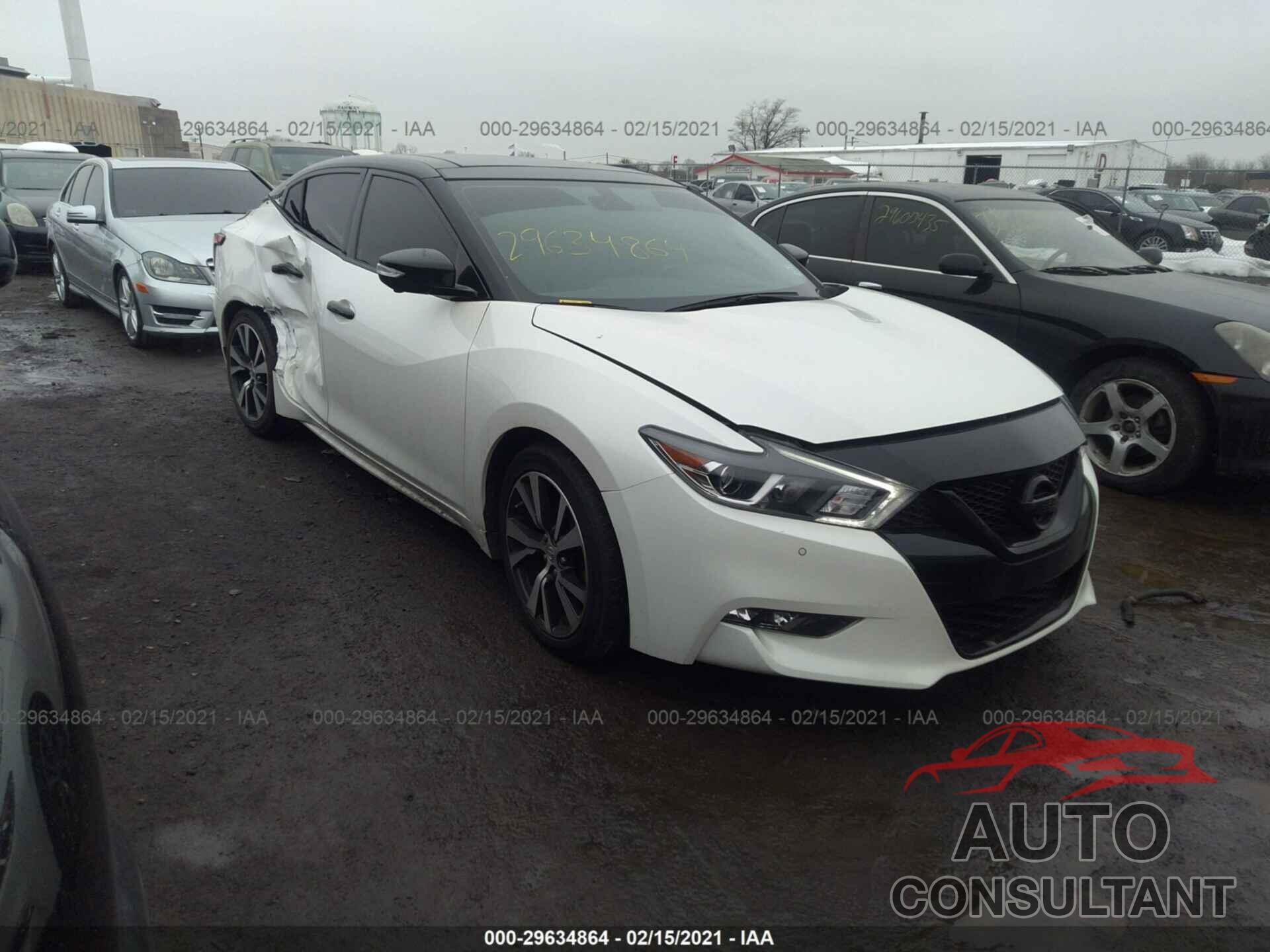 NISSAN MAXIMA 2017 - 1N4AA6AP6HC440157