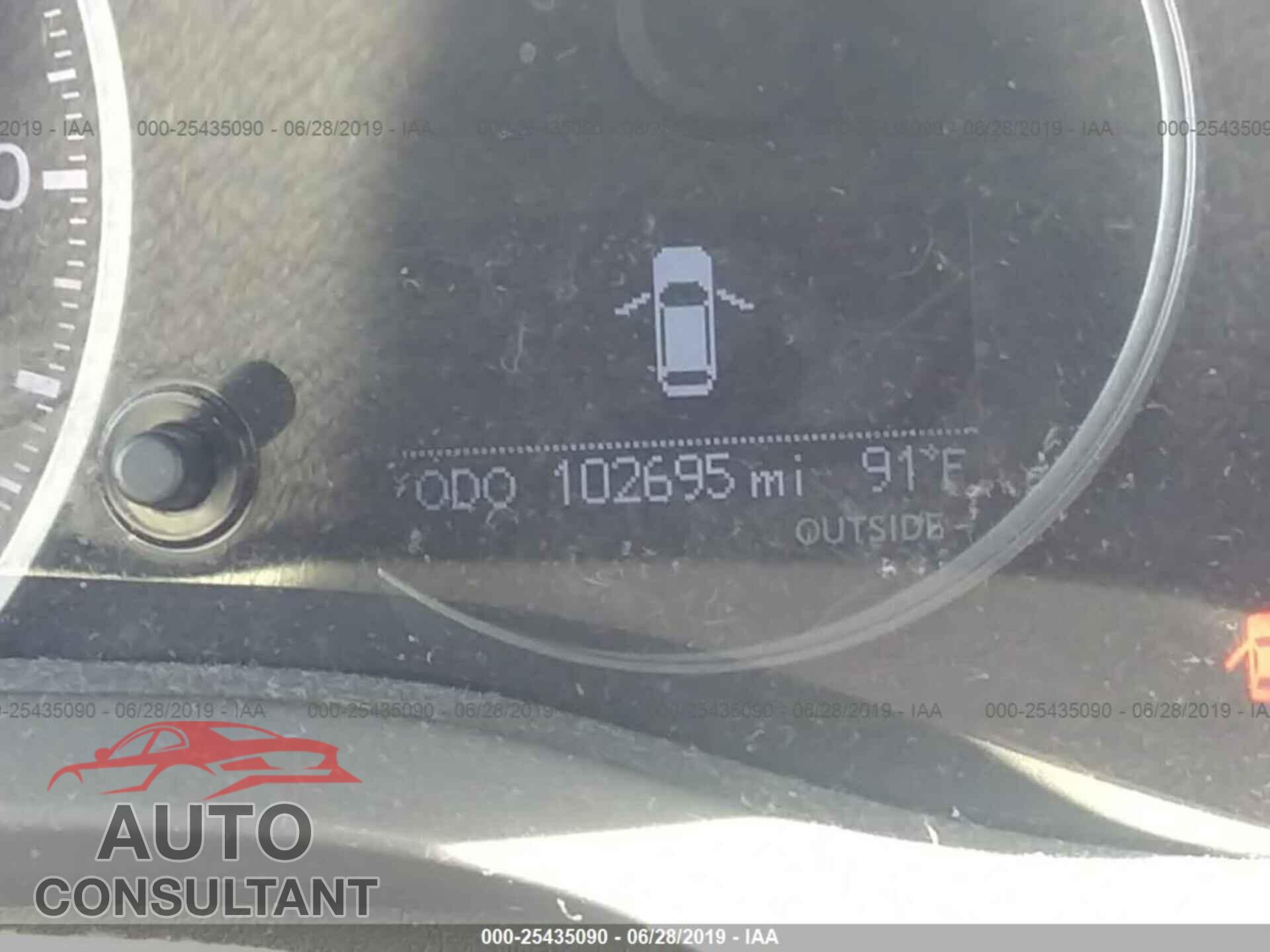 LEXUS CT 2012 - JTHKD5BH4C2102664