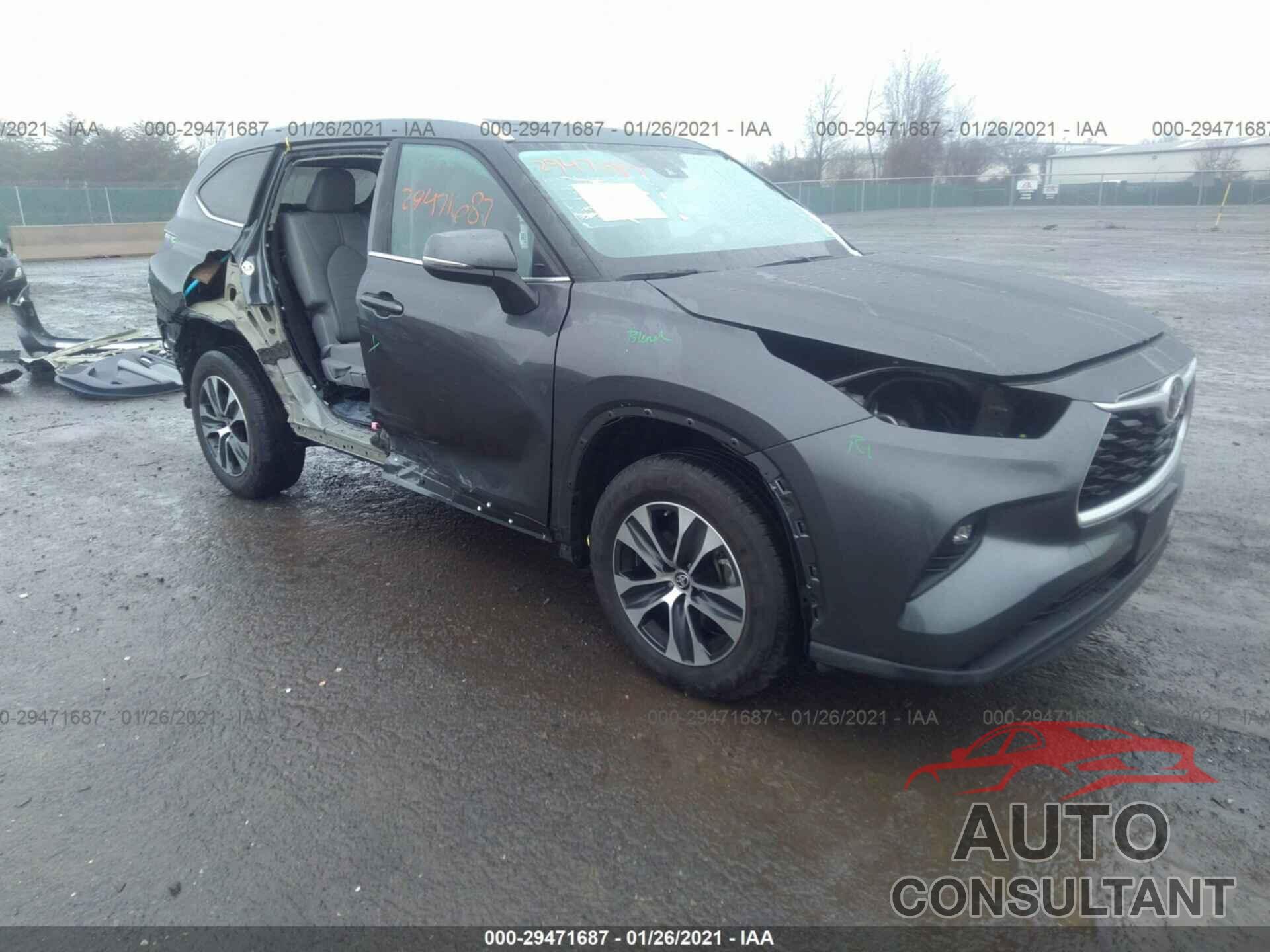 TOYOTA HIGHLANDER 2020 - 5TDHZRBH1LS039942