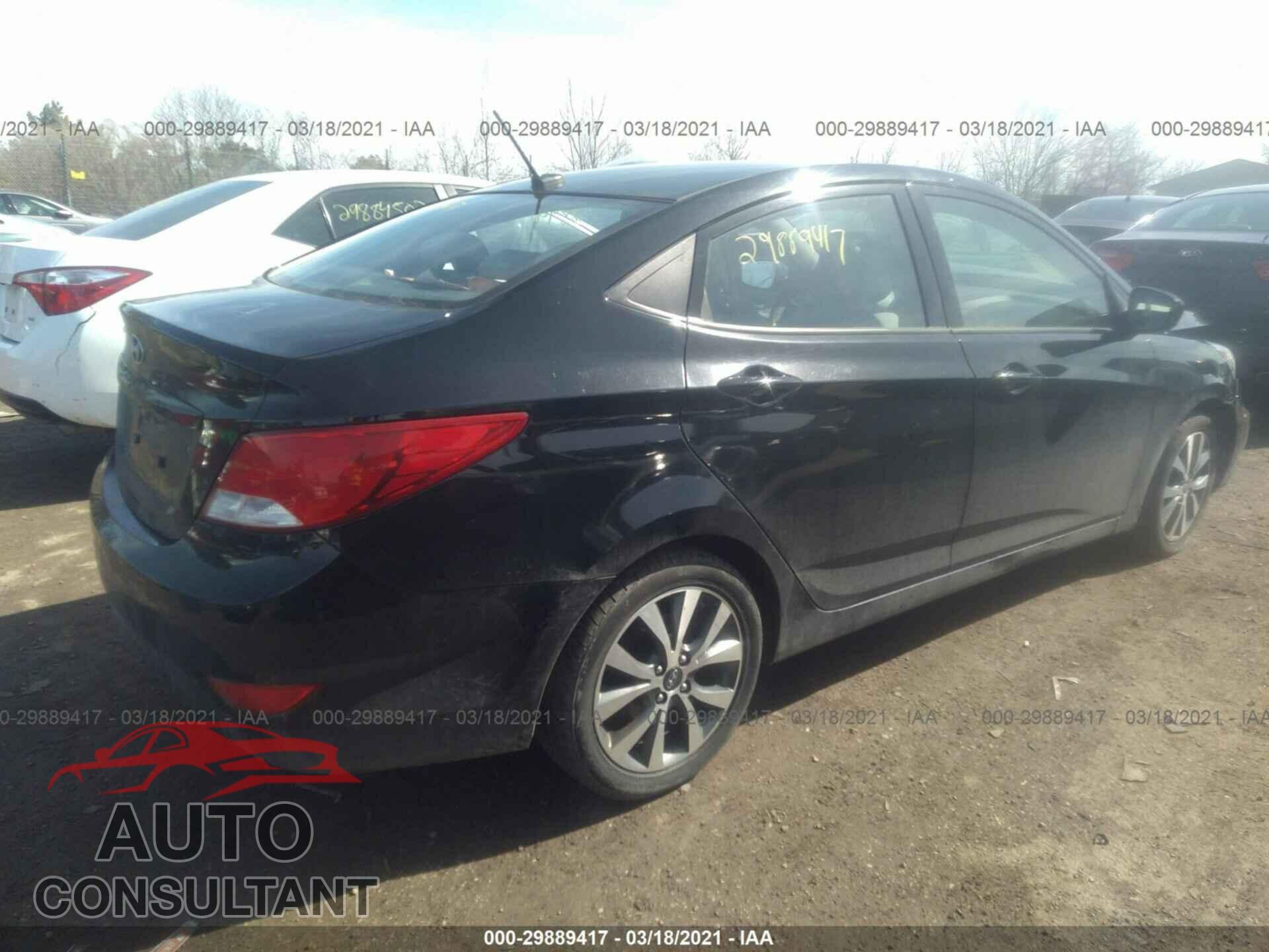 HYUNDAI ACCENT 2017 - KMHCT4AE2HU361171