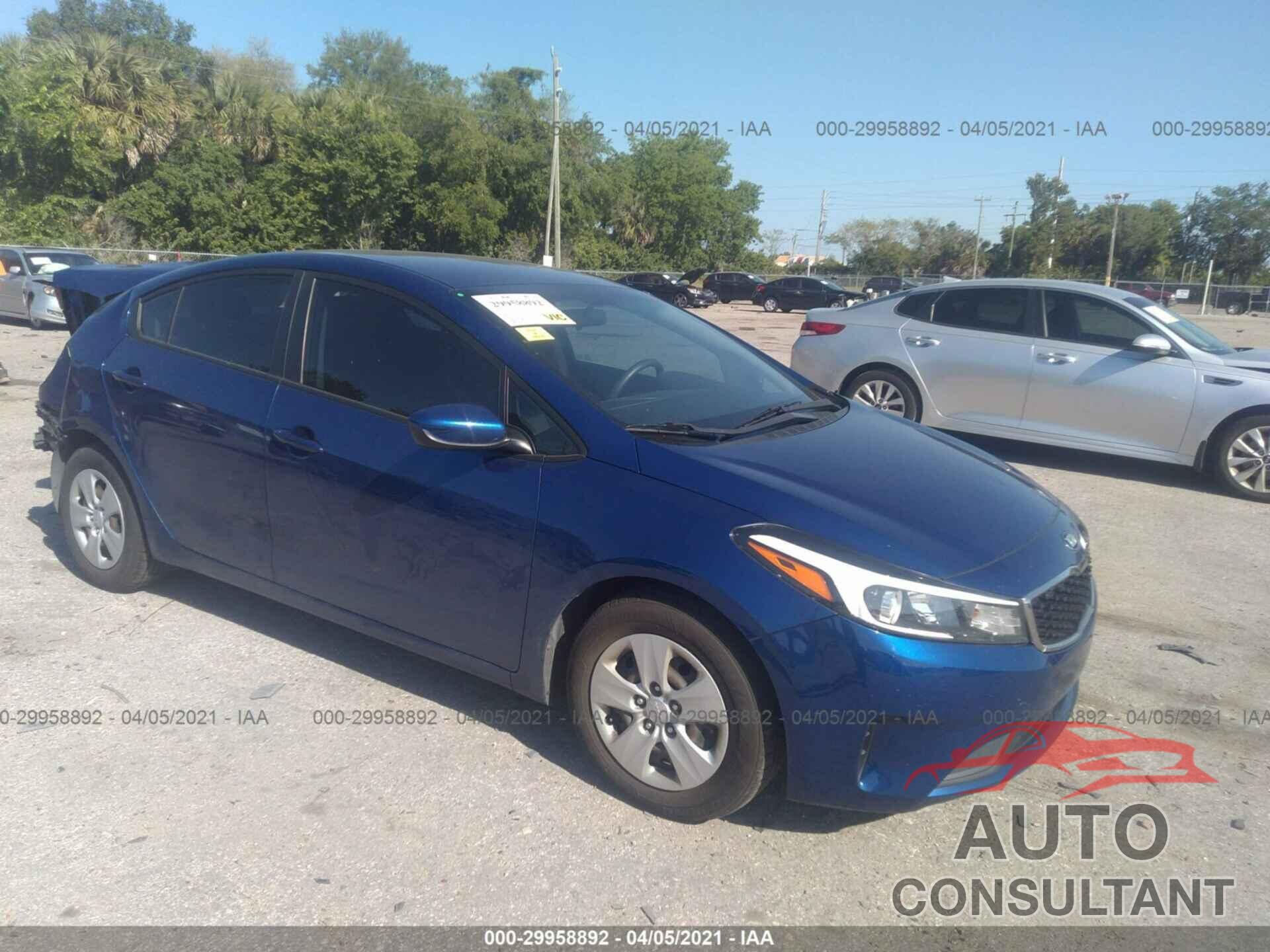 KIA FORTE 2017 - 3KPFL4A79HE116188