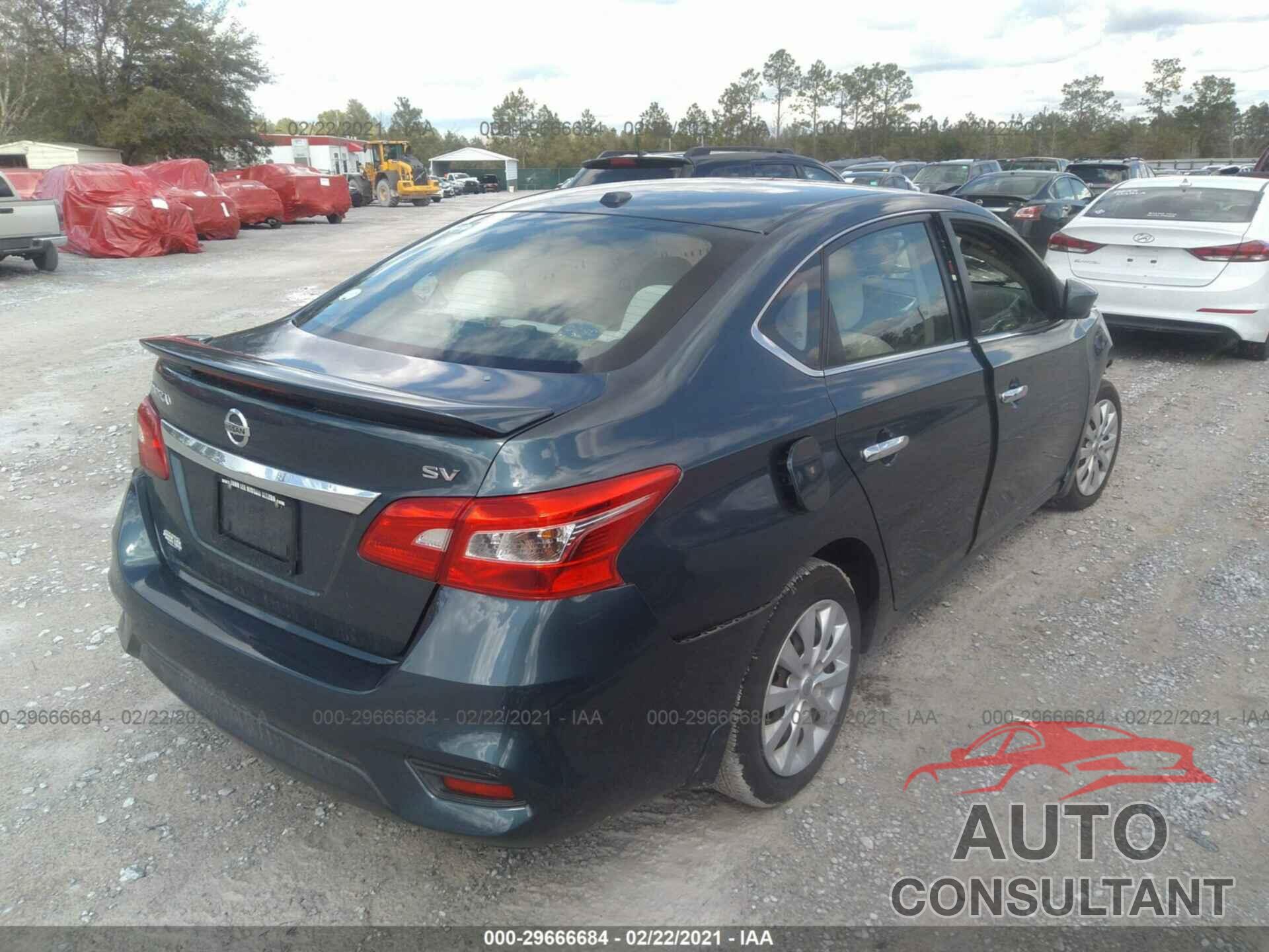 NISSAN SENTRA 2016 - 3N1AB7APXGY213222