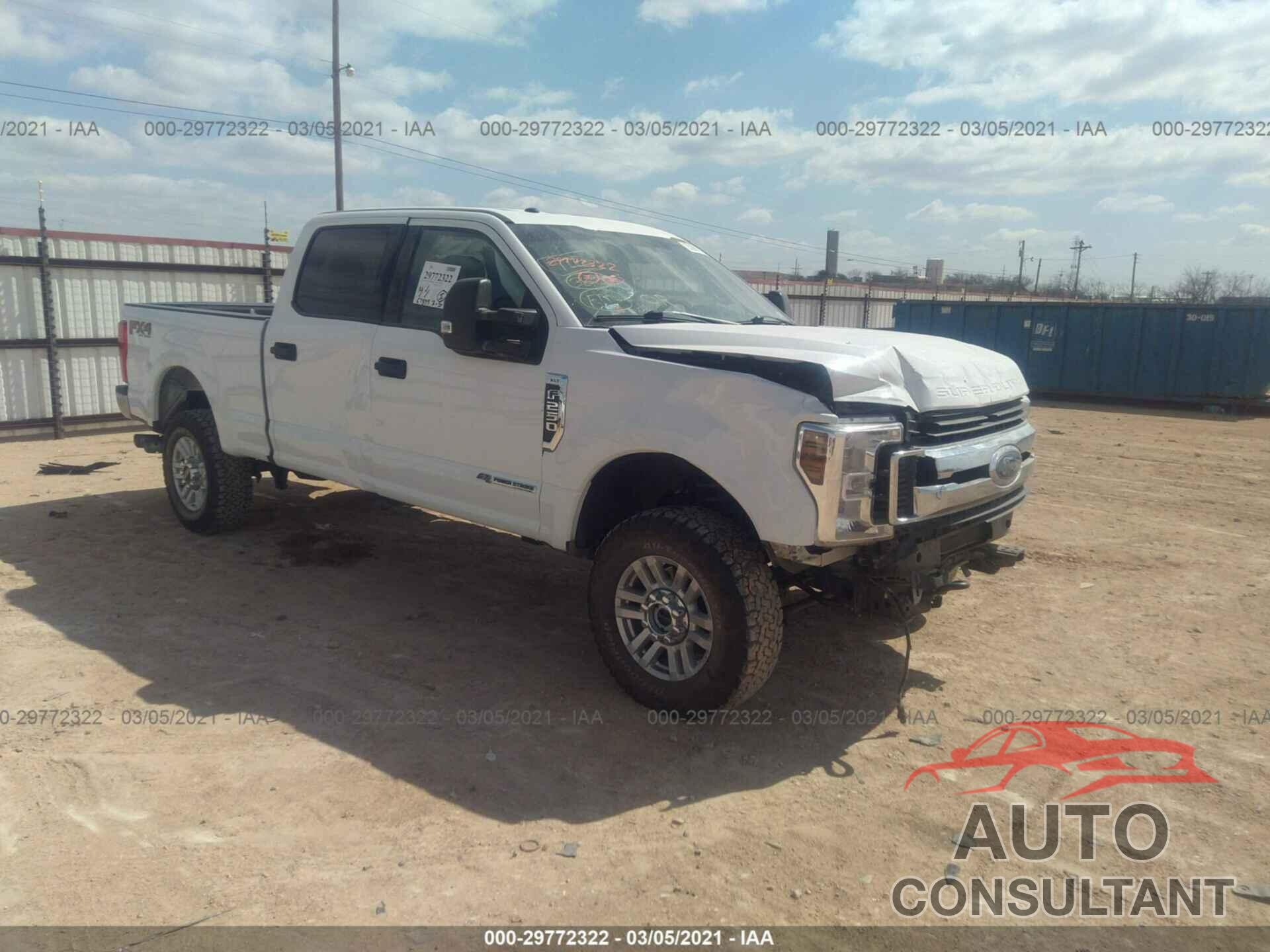 FORD SUPER DUTY F-250 SRW 2019 - 1FT7W2BT7KEC21942