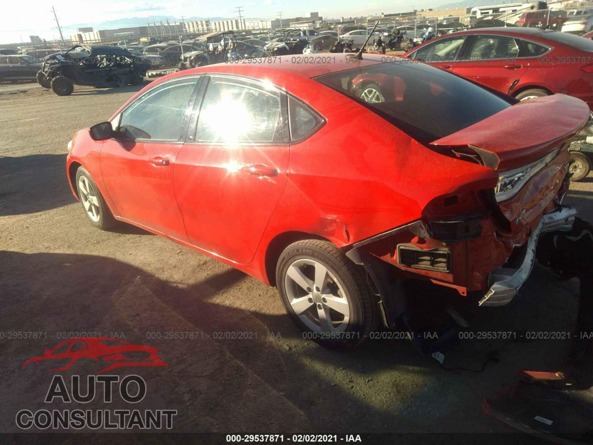 DODGE DART 2016 - 1C3CDFBA9GD689117