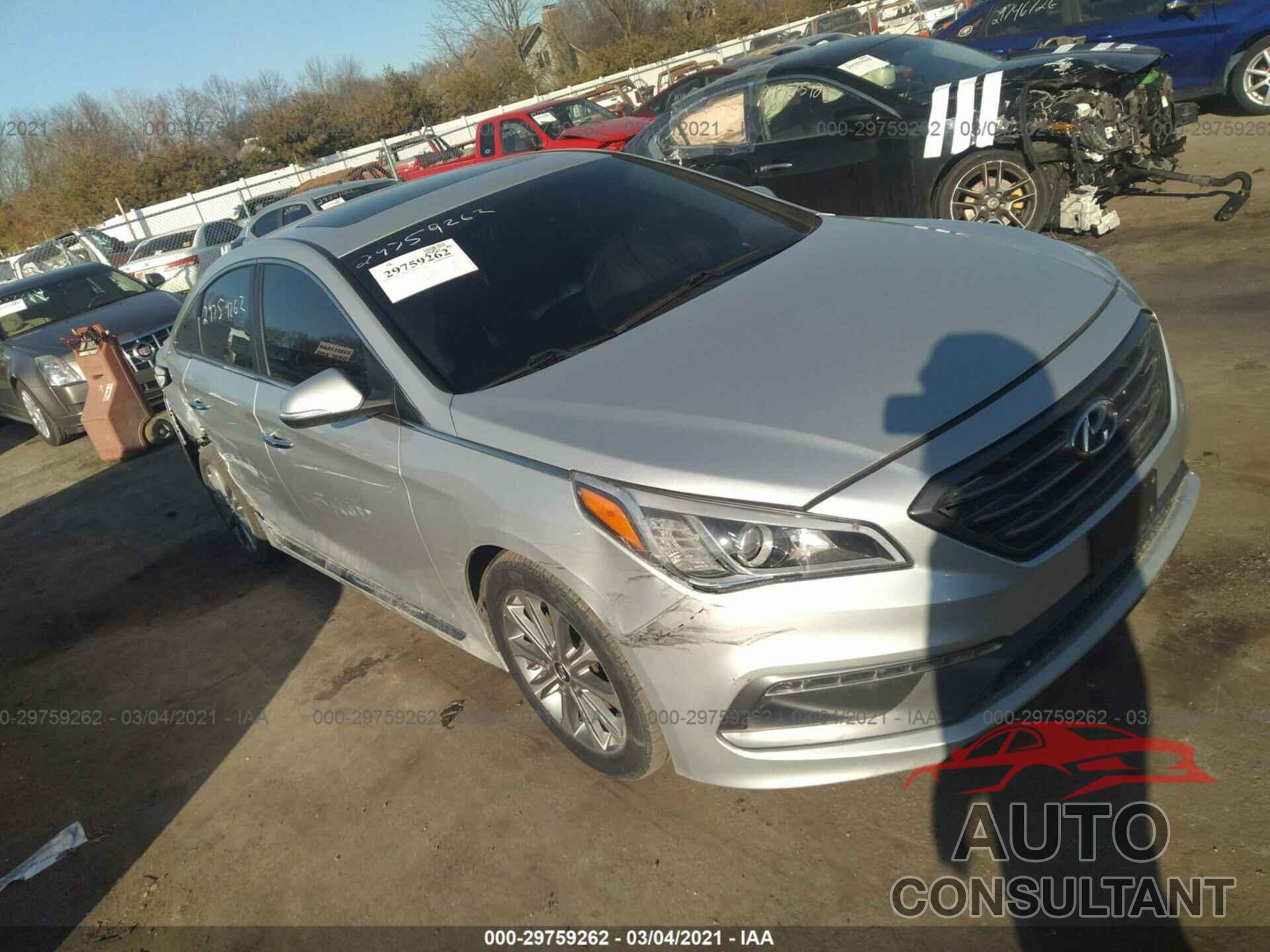 HYUNDAI SONATA 2016 - 5NPE34AF5GH354455
