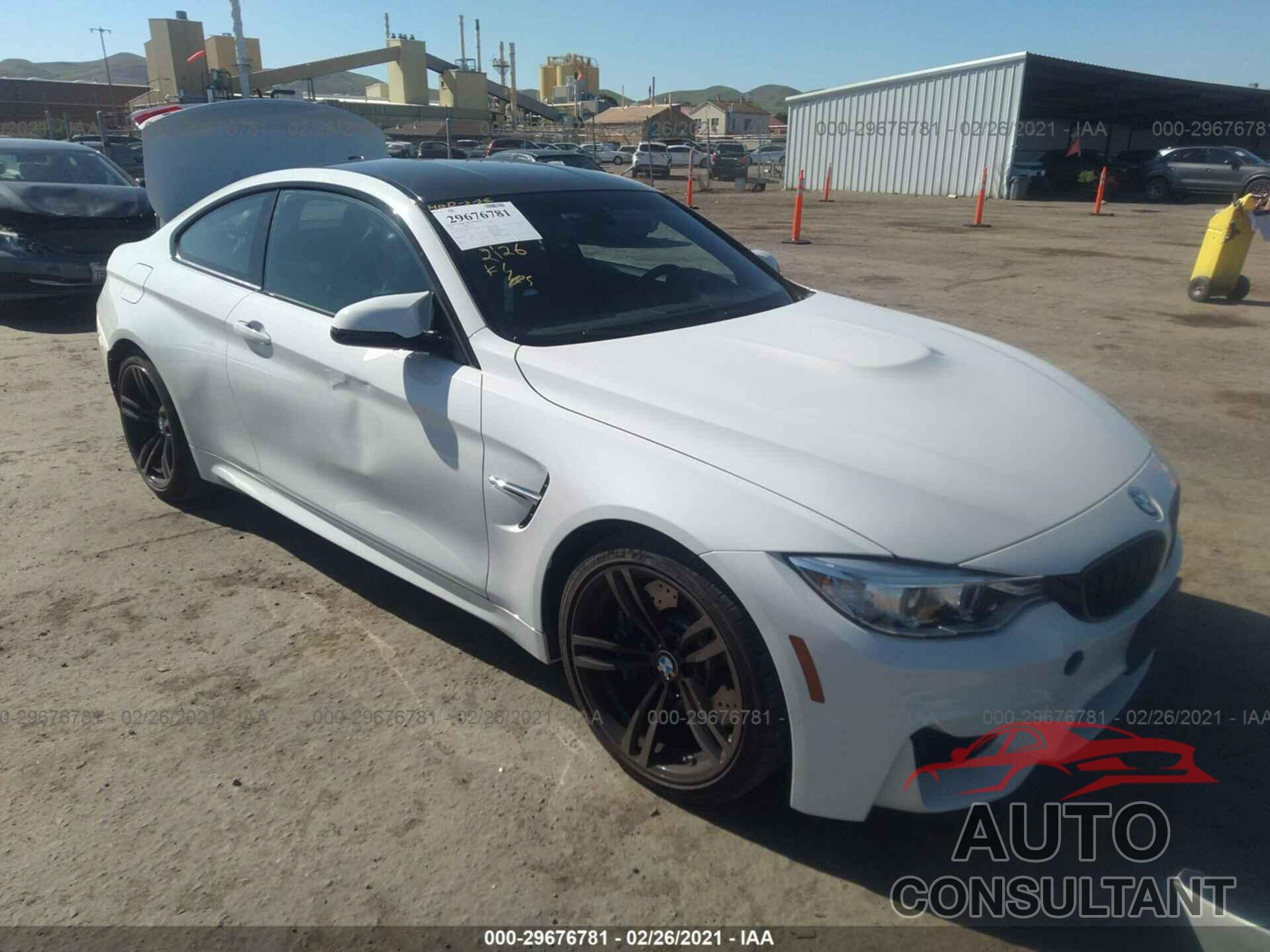 BMW M4 2016 - WBS3R9C50GK336172