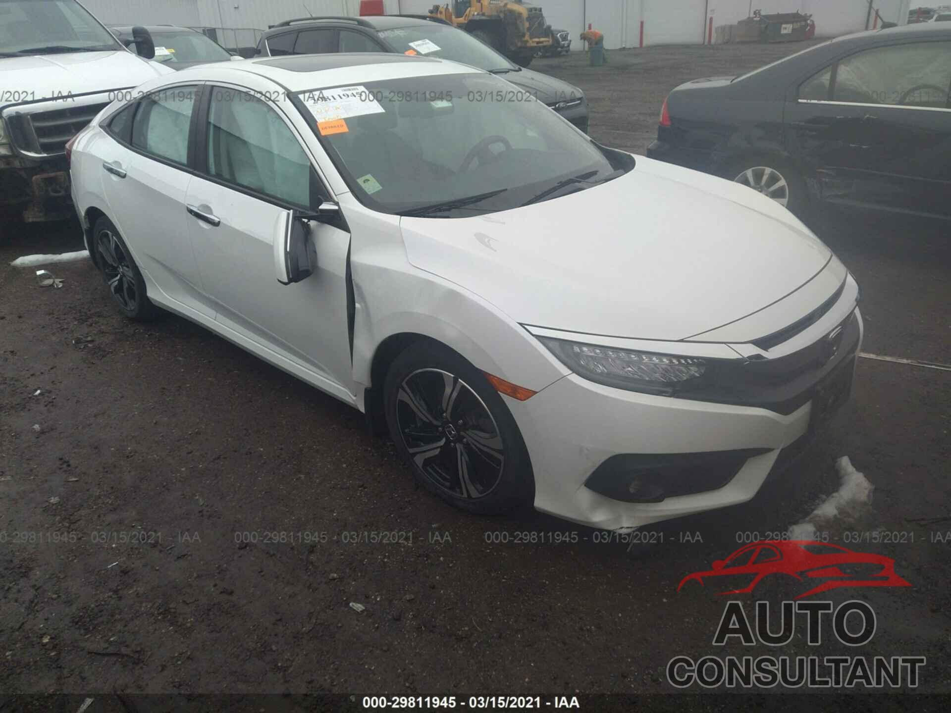 HONDA CIVIC SEDAN 2016 - 19XFC1F91GE001267