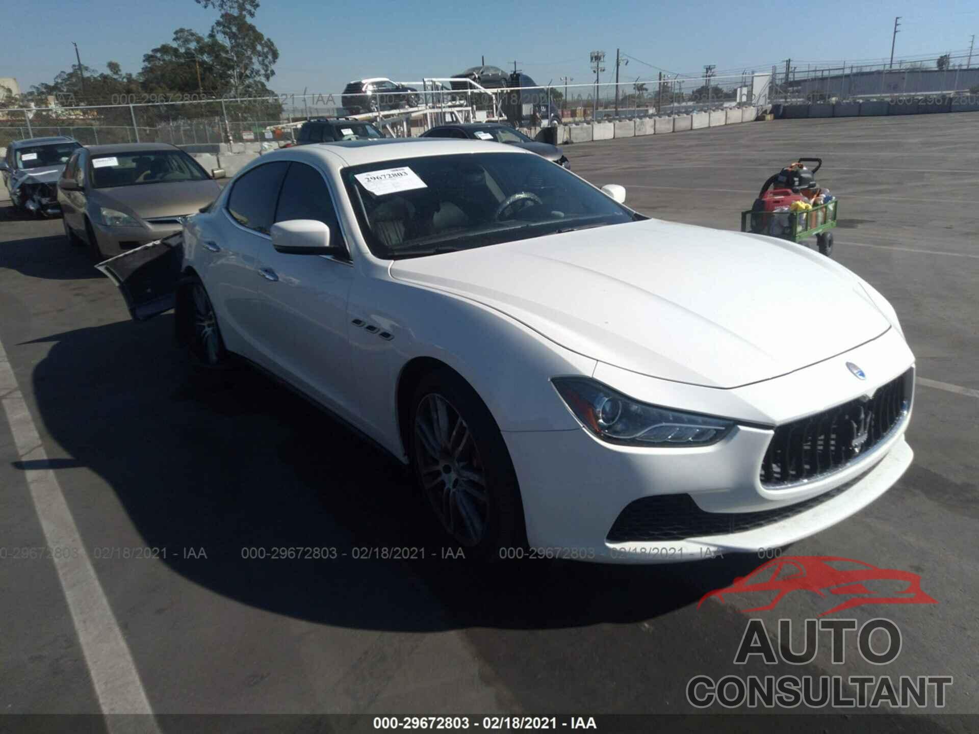 MASERATI GHIBLI 2016 - ZAM57XSA9G1185309