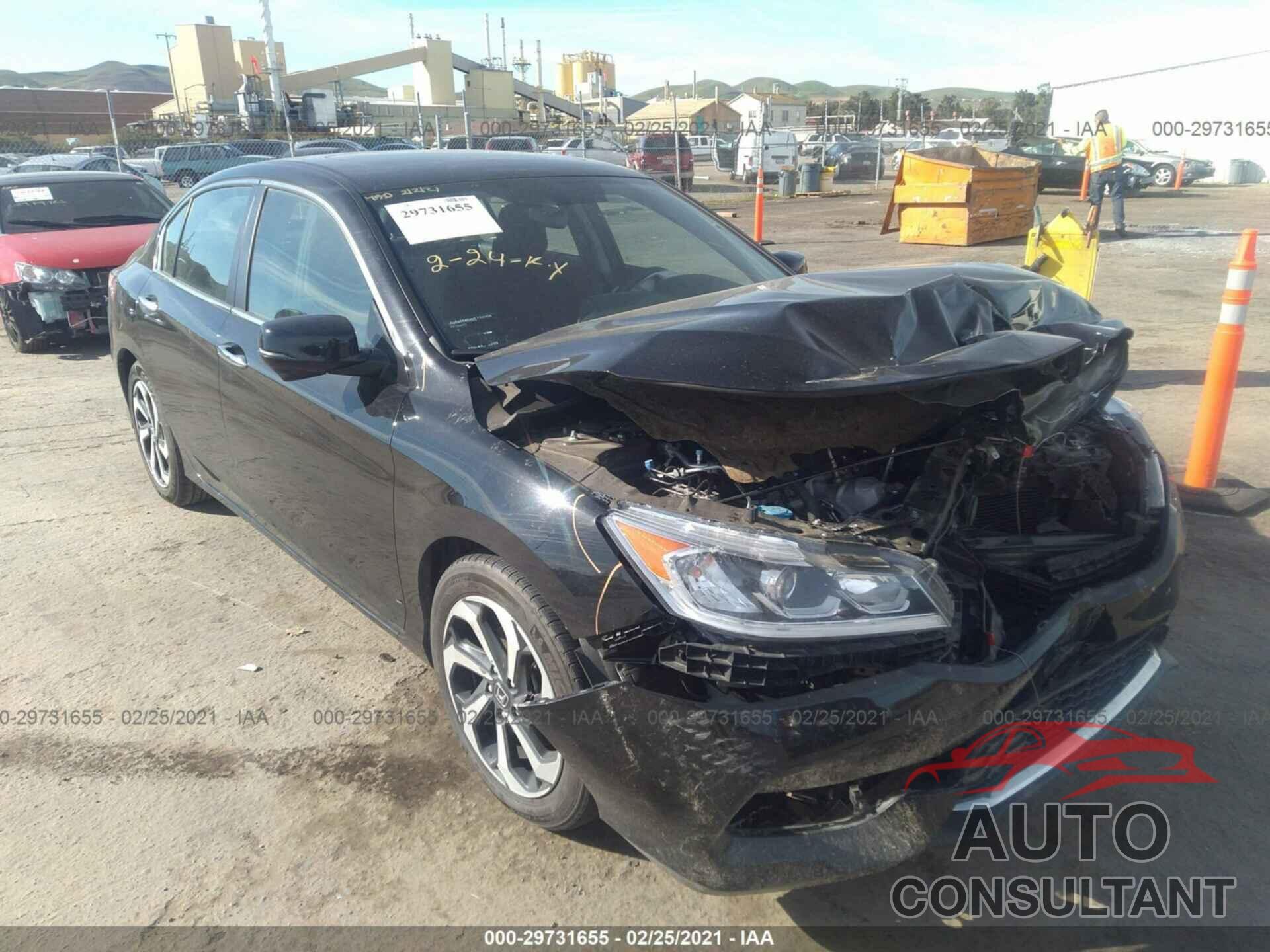 HONDA ACCORD SEDAN 2016 - 1HGCR2F78GA218776