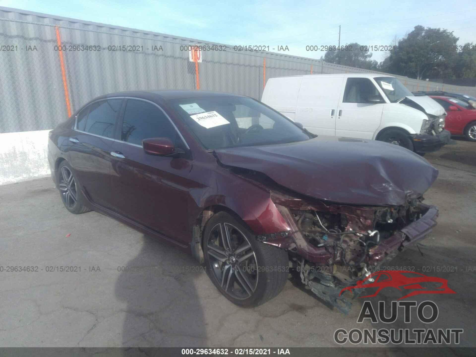 HONDA ACCORD SEDAN 2017 - 1HGCR2F55HA143504