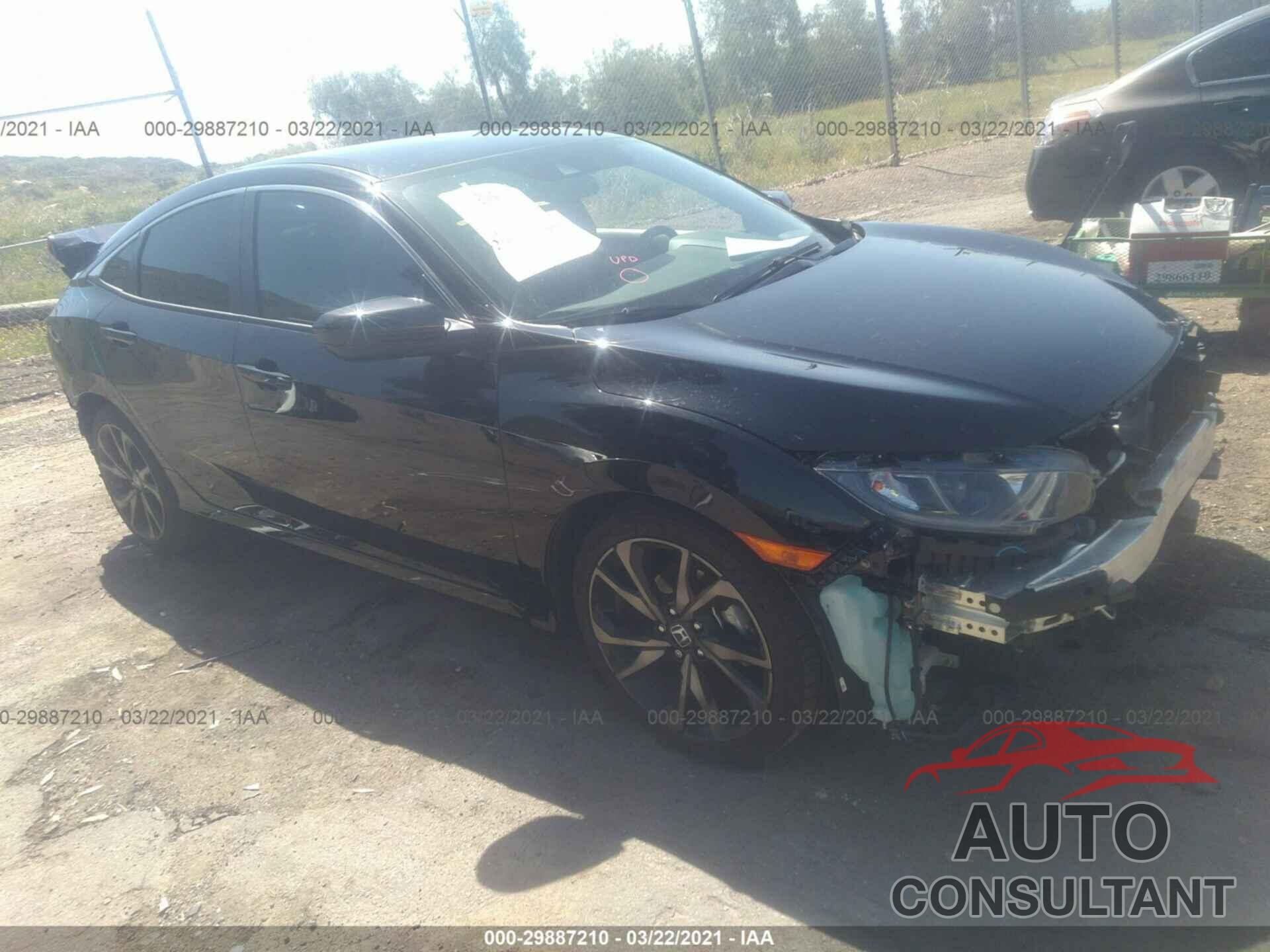 HONDA CIVIC SEDAN 2019 - 2HGFC2F80KH577489