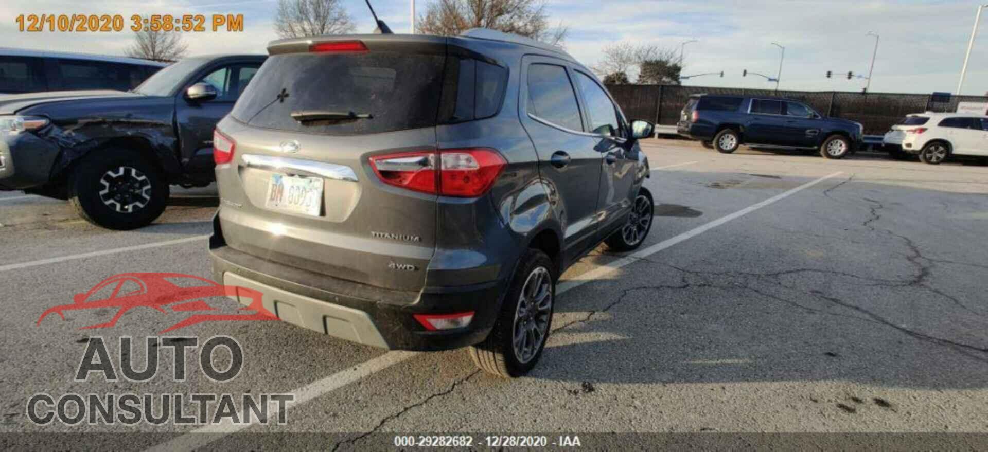 FORD ECOSPORT 2020 - MAJ6S3KL2LC322337
