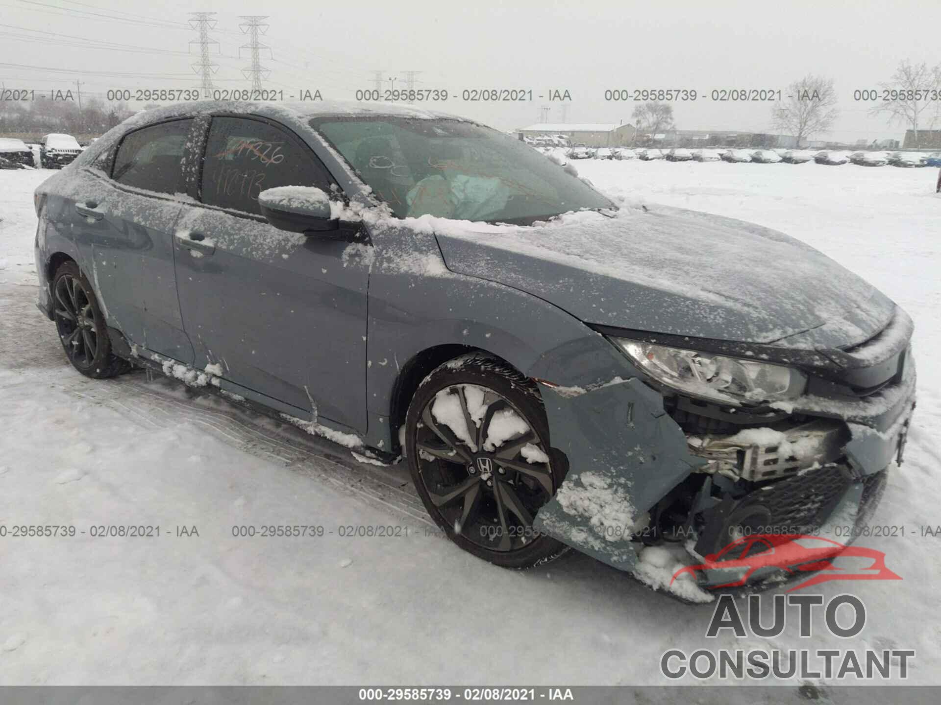 HONDA CIVIC HATCHBACK 2019 - SHHFK7H49KU226951