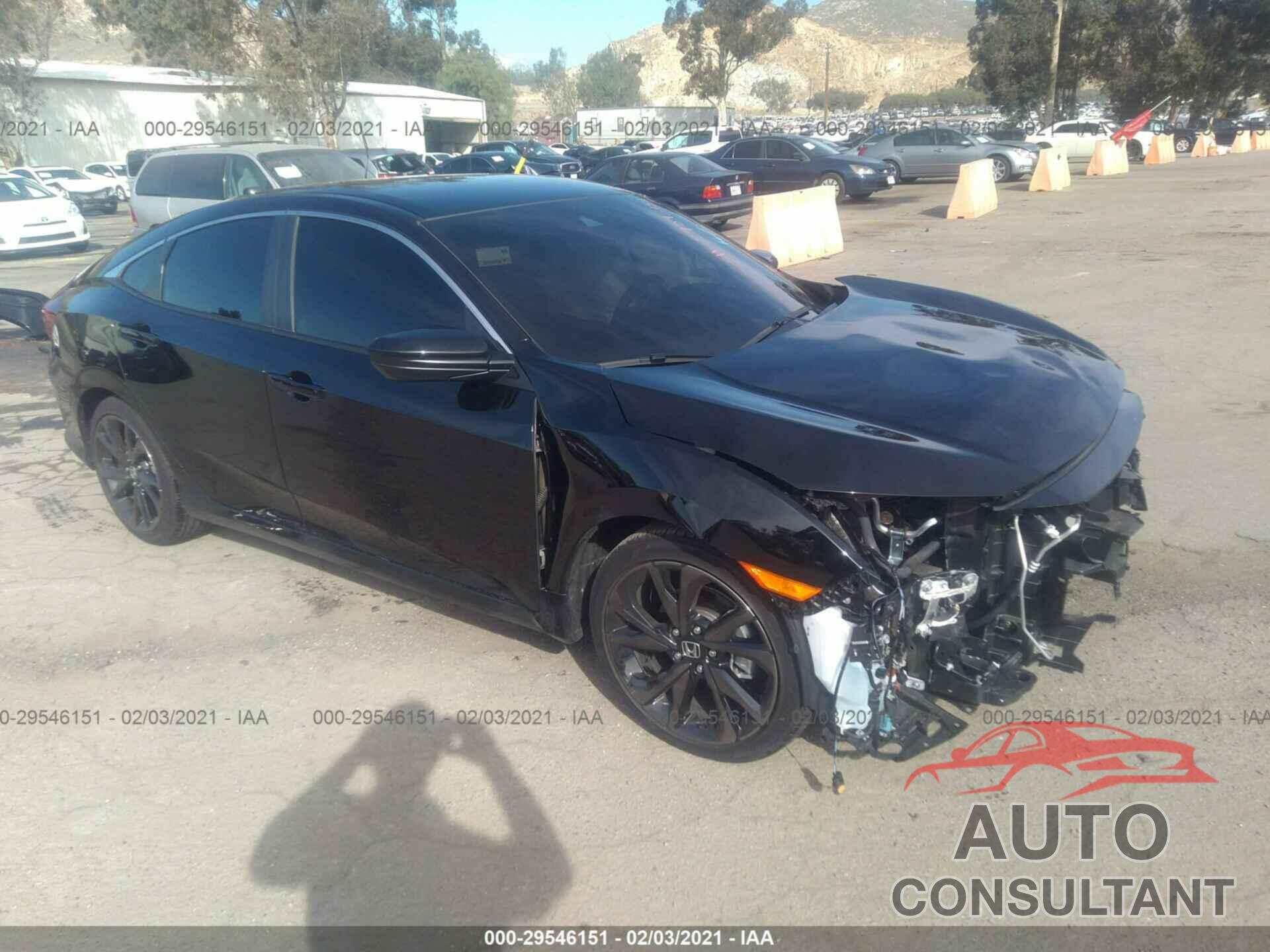 HONDA CIVIC SEDAN 2020 - 2HGFC2F86LH596761