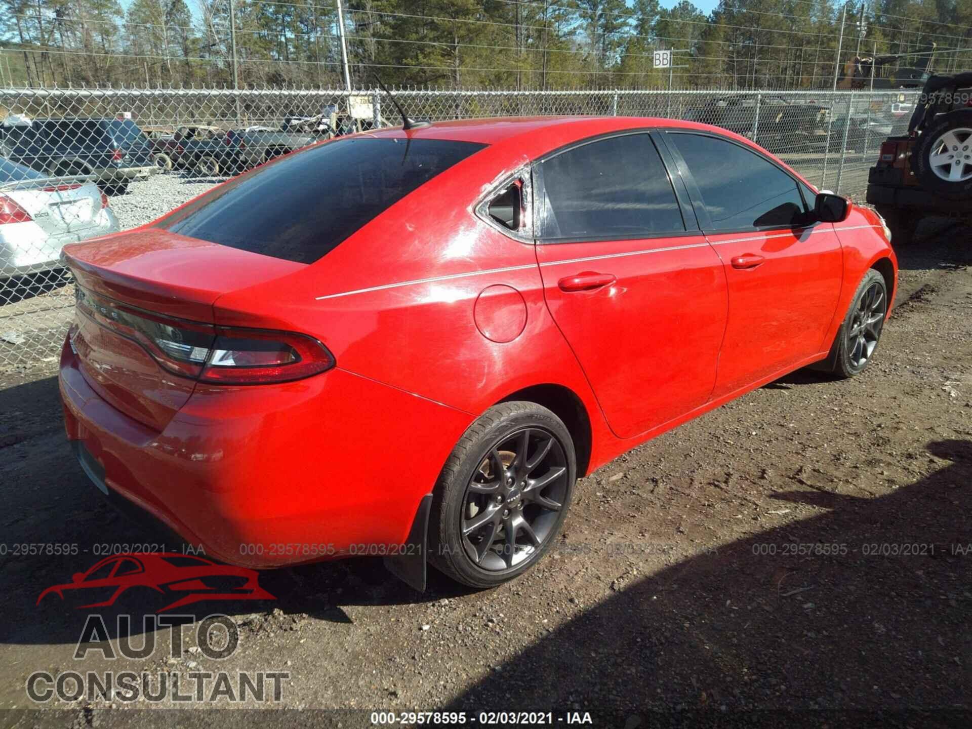 DODGE DART 2016 - 1C3CDFAA1GD736576