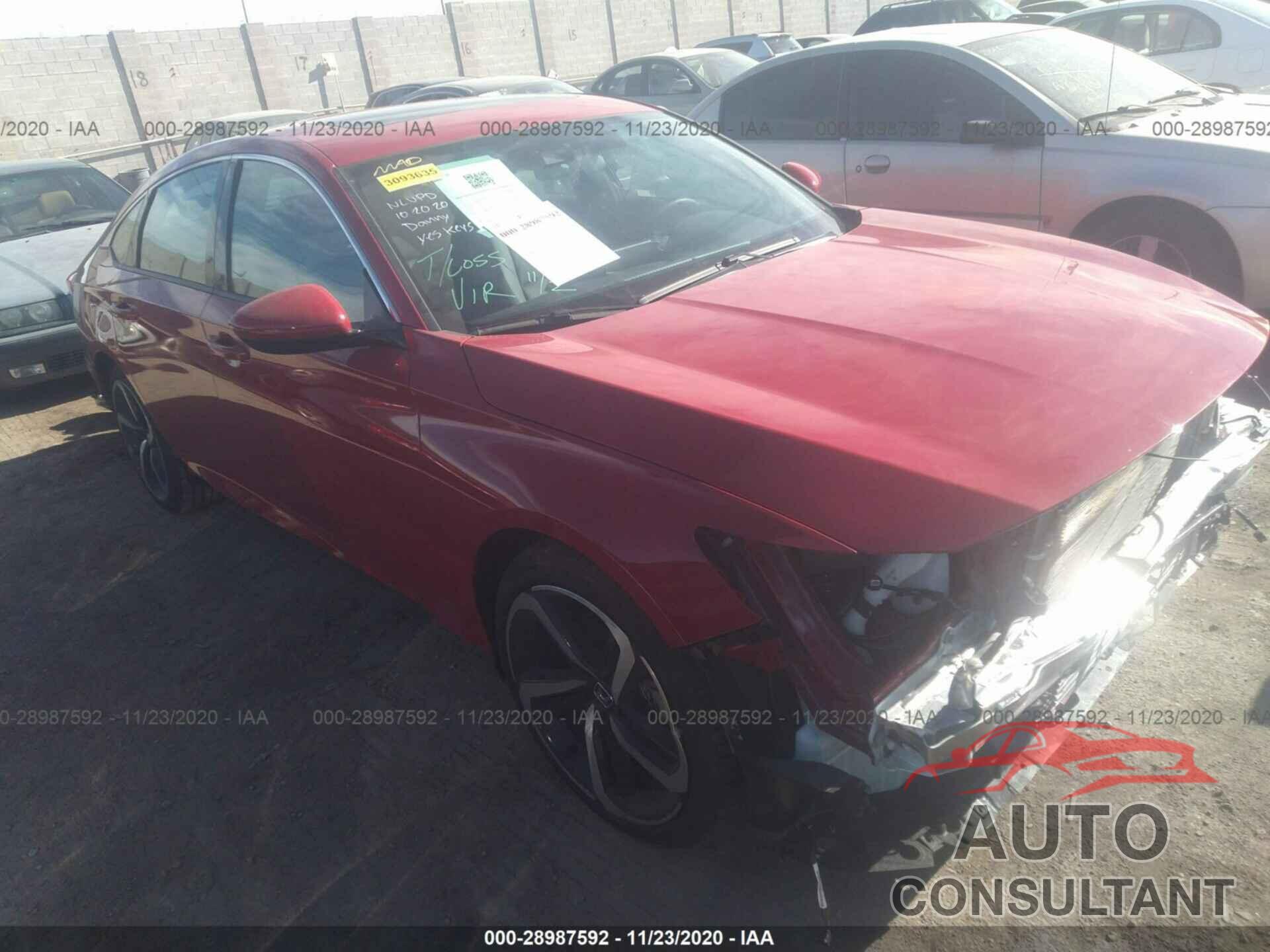 HONDA ACCORD SEDAN 2020 - 1HGCV2F30LA023807
