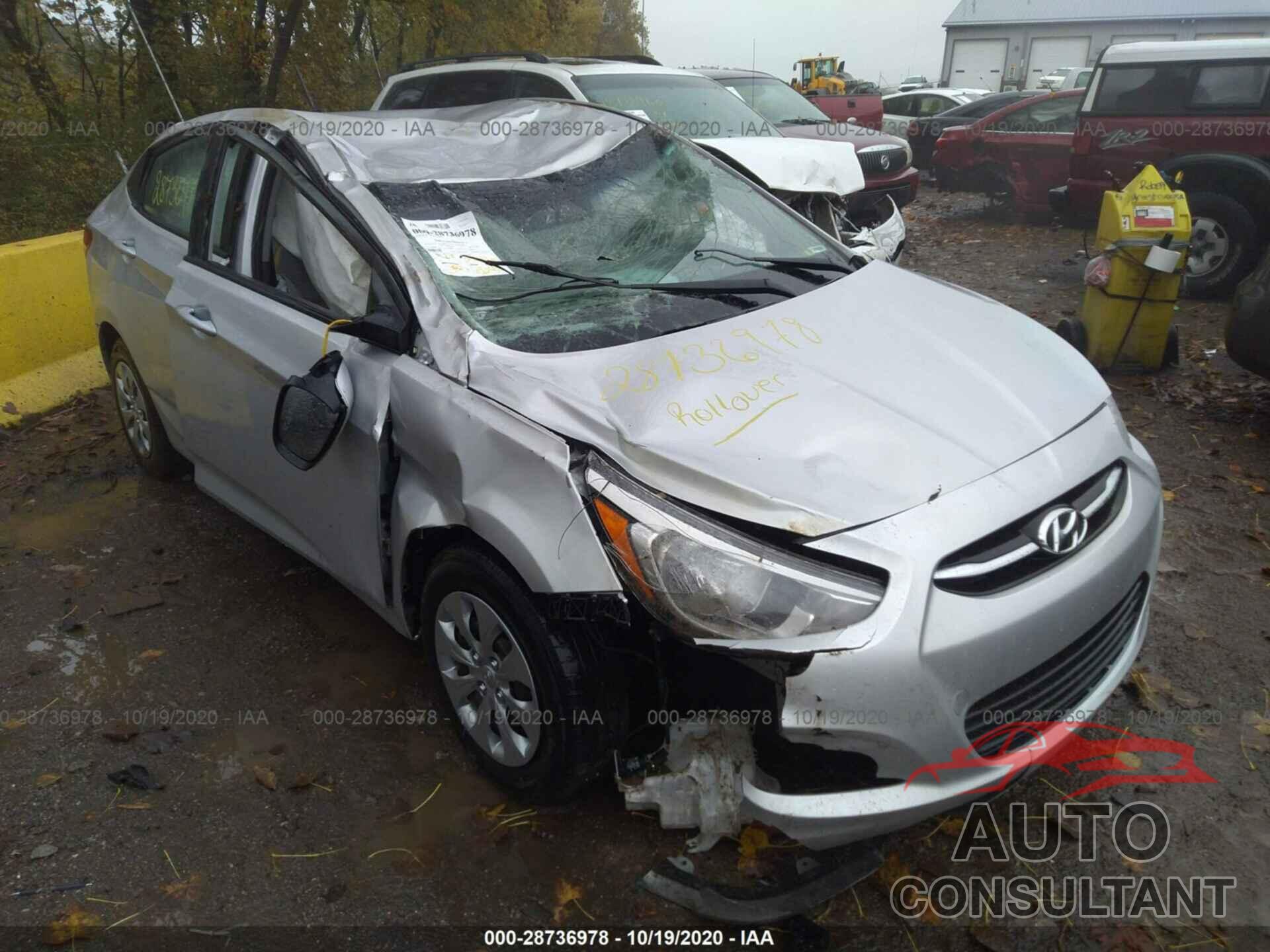 HYUNDAI ACCENT 2017 - KMHCT4AE7HU341014
